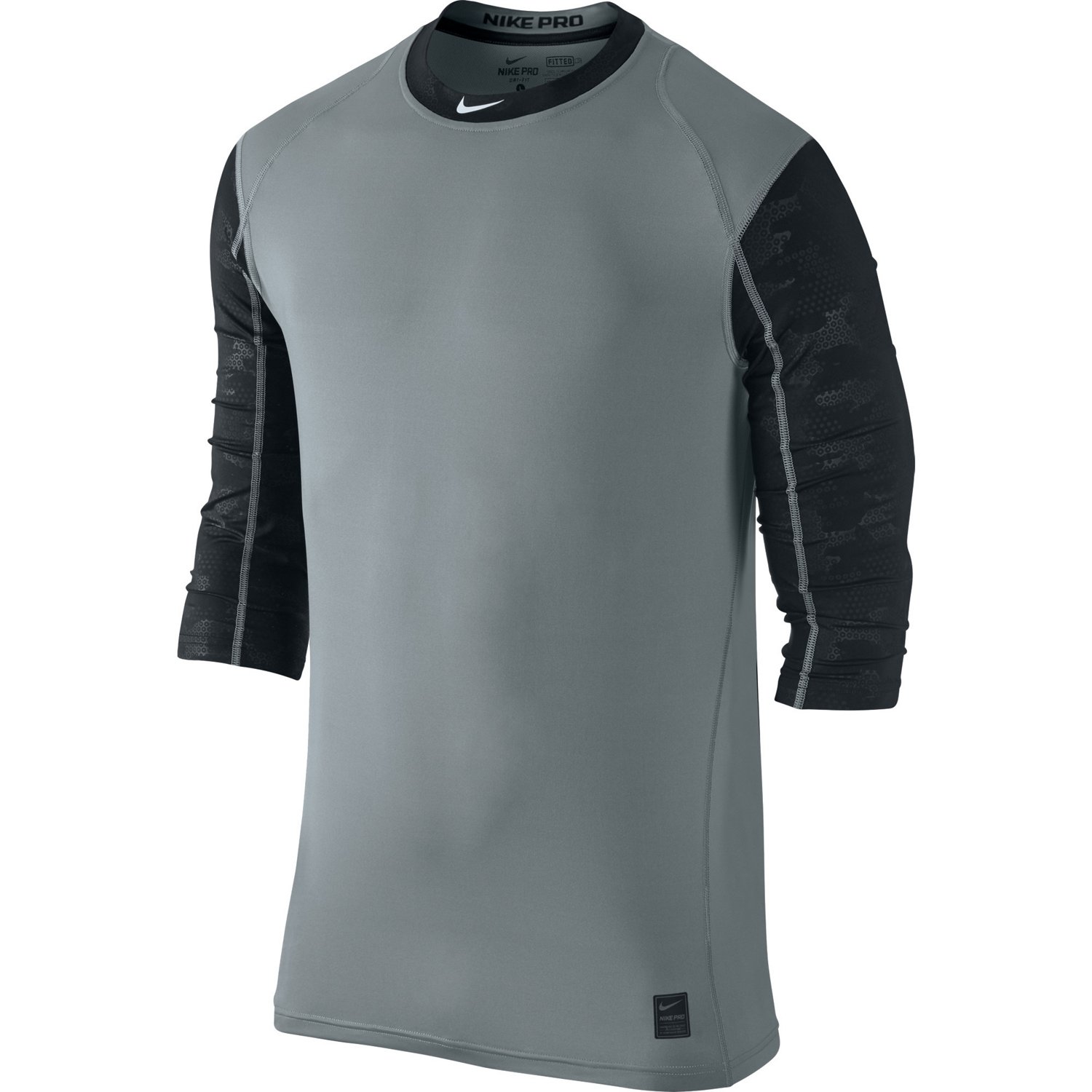 Nike Pro HyperCool Men's 3/4 Sleeve Baseball Top.