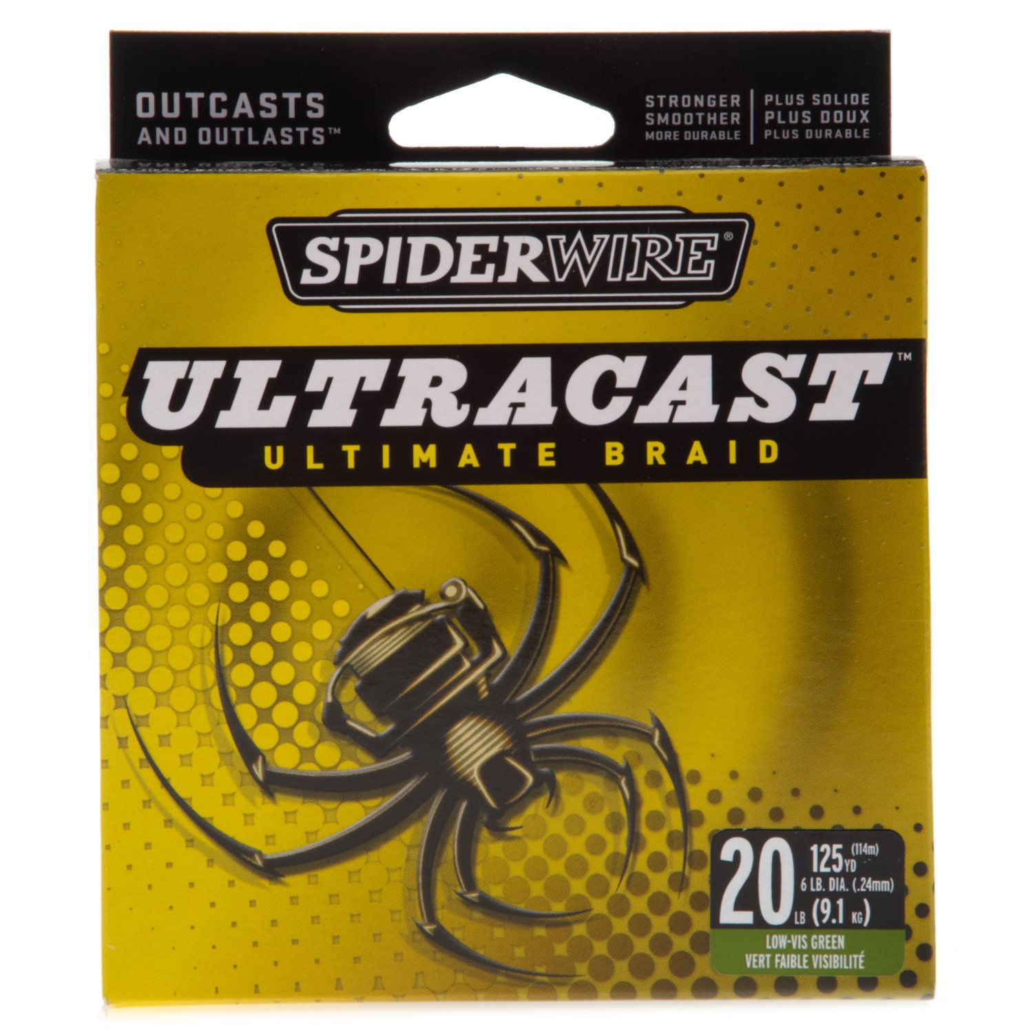 Spiderwire® Ultracast™ 20 lb. - 125 yards Braided Fishing Line