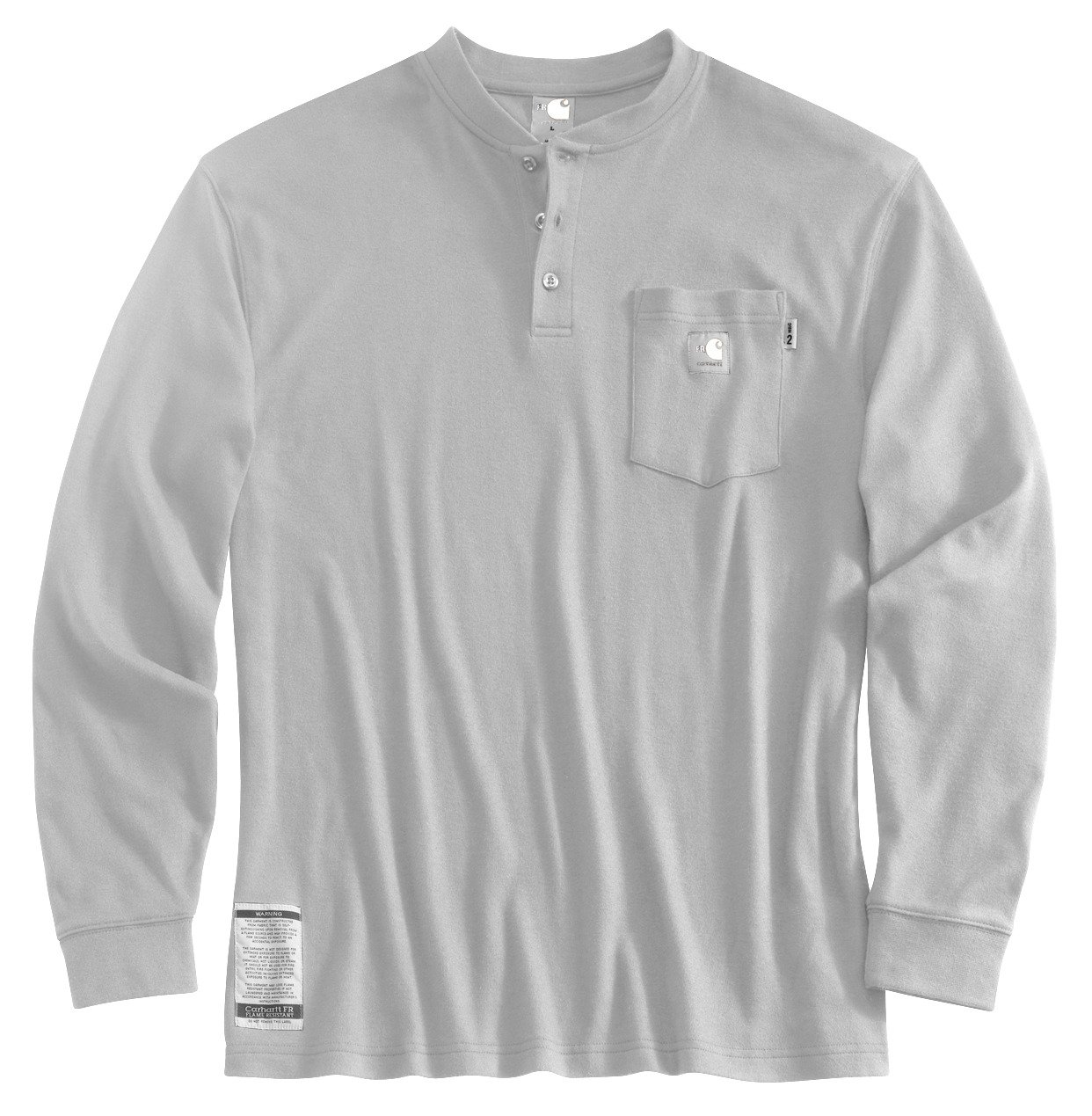 Carhartt Men's' Flame-Resistant Long Sleeve Henley Shirt