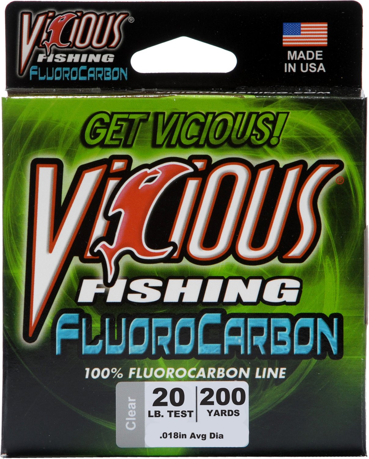 Vicious 20 lb. - 200 yards Fluorocarbon Fishing Line