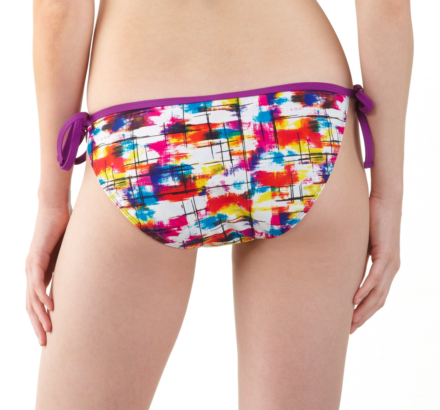 O'rageous® Juniors' Printed Reversible Bikini Swim Bottom thumbnail