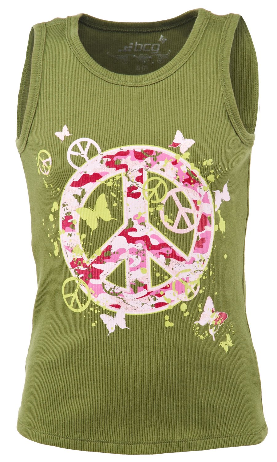 BCG Girls' Graphic Rib Tank