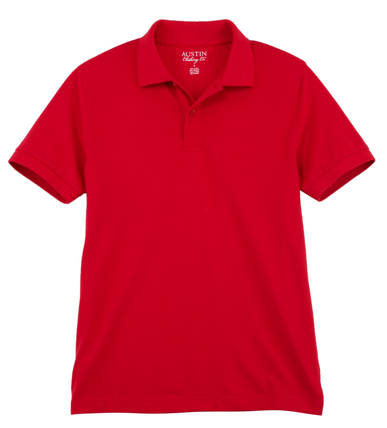 Austin Clothing Co.® Men's Short Sleeve Performance Piqué Polo Shirt