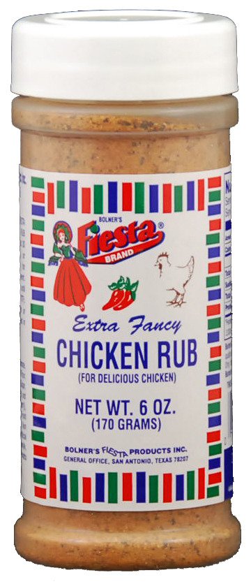 Bolner Fiesta 6 oz. Chicken Rub