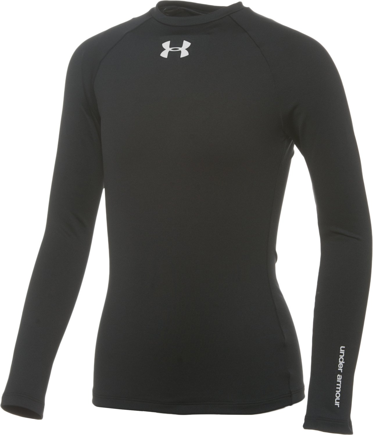 Under Armour® Girls' ColdGear® Fitted Crew Shirt
