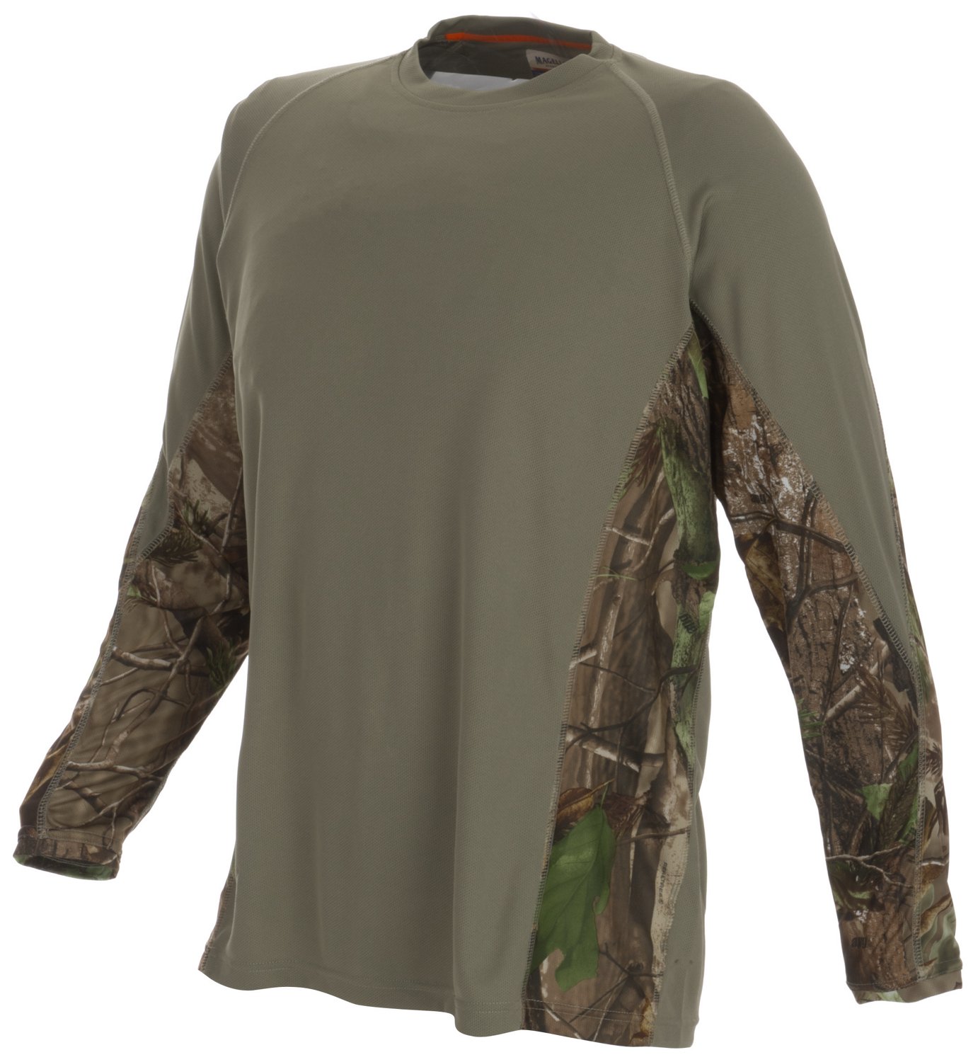 Magellan Outdoors Men's Long Sleeve Performance Crew Shirt