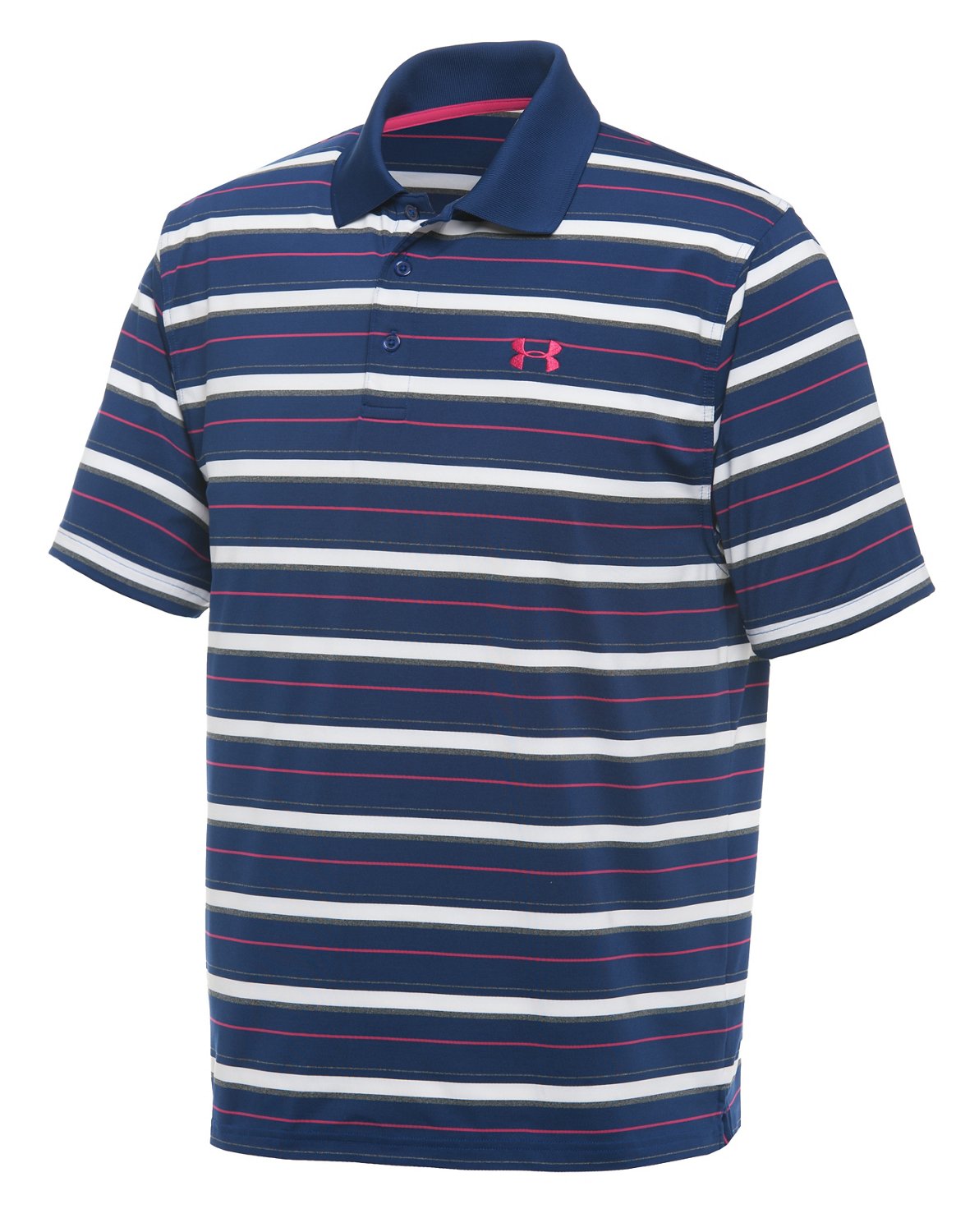 Under Armour® Men's Performance Heather Stripe Polo Shirt