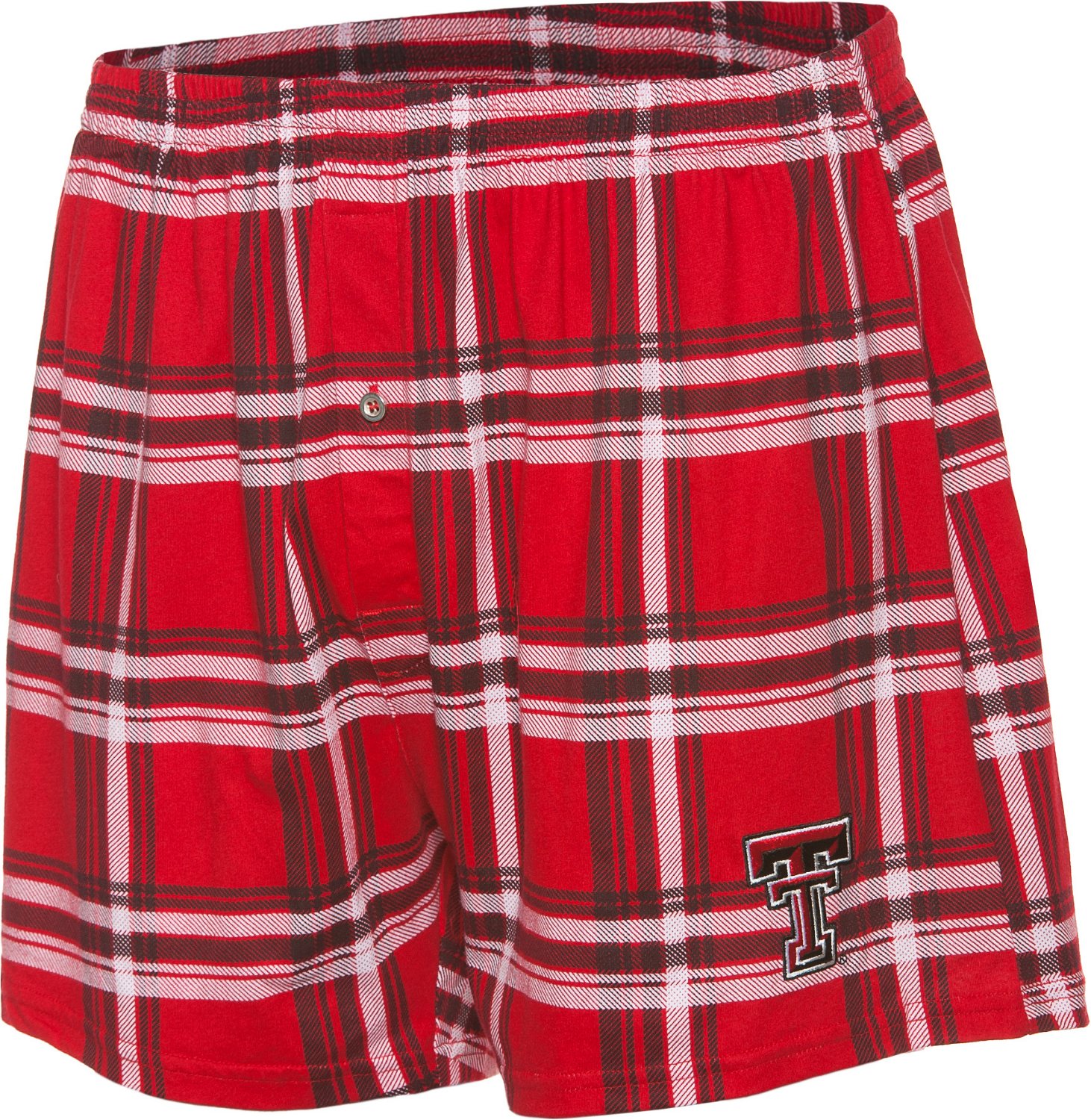 Concepts Sport Men's Texas Tech University Millennium Plaid Boxer