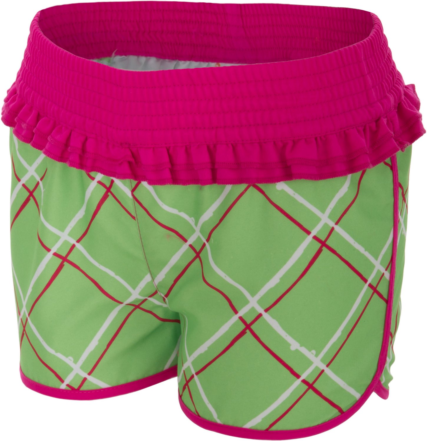 O'rageous® Girls' Ruffled Print Board Short