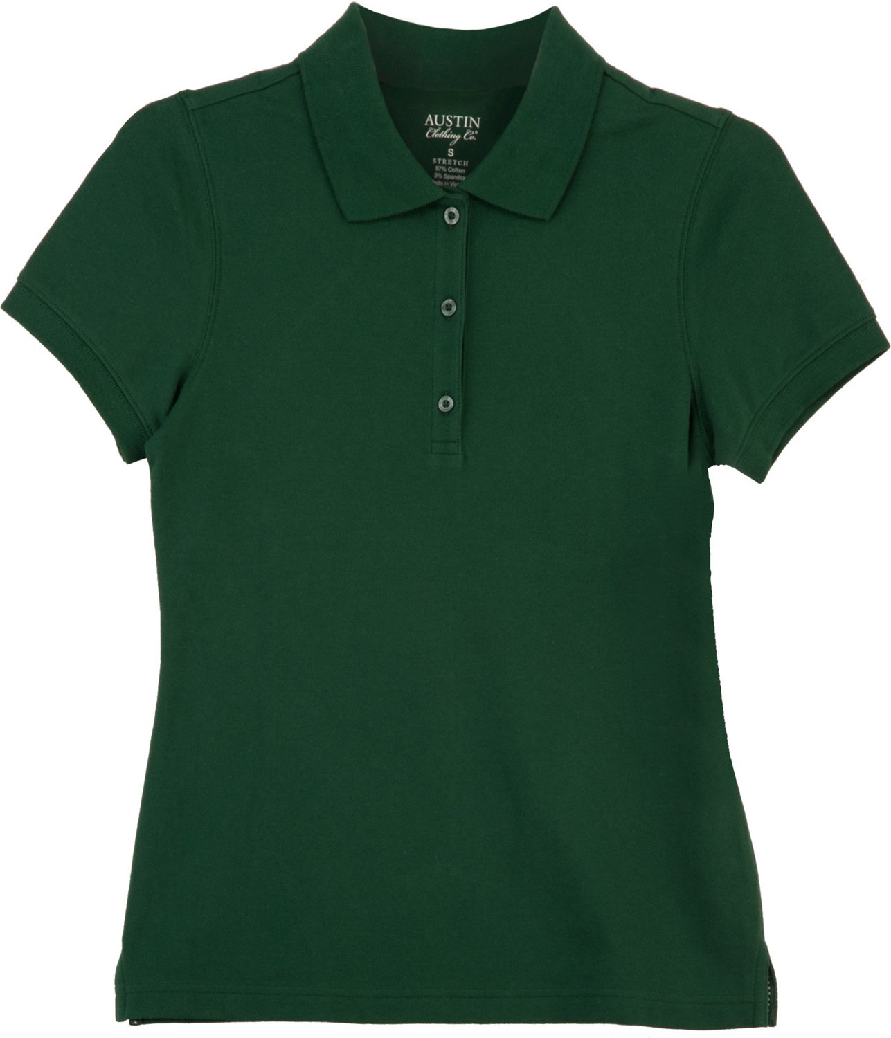 Austin Clothing Co.® Junior Girls' School Uniform Stretch Piqué Polo Shirt