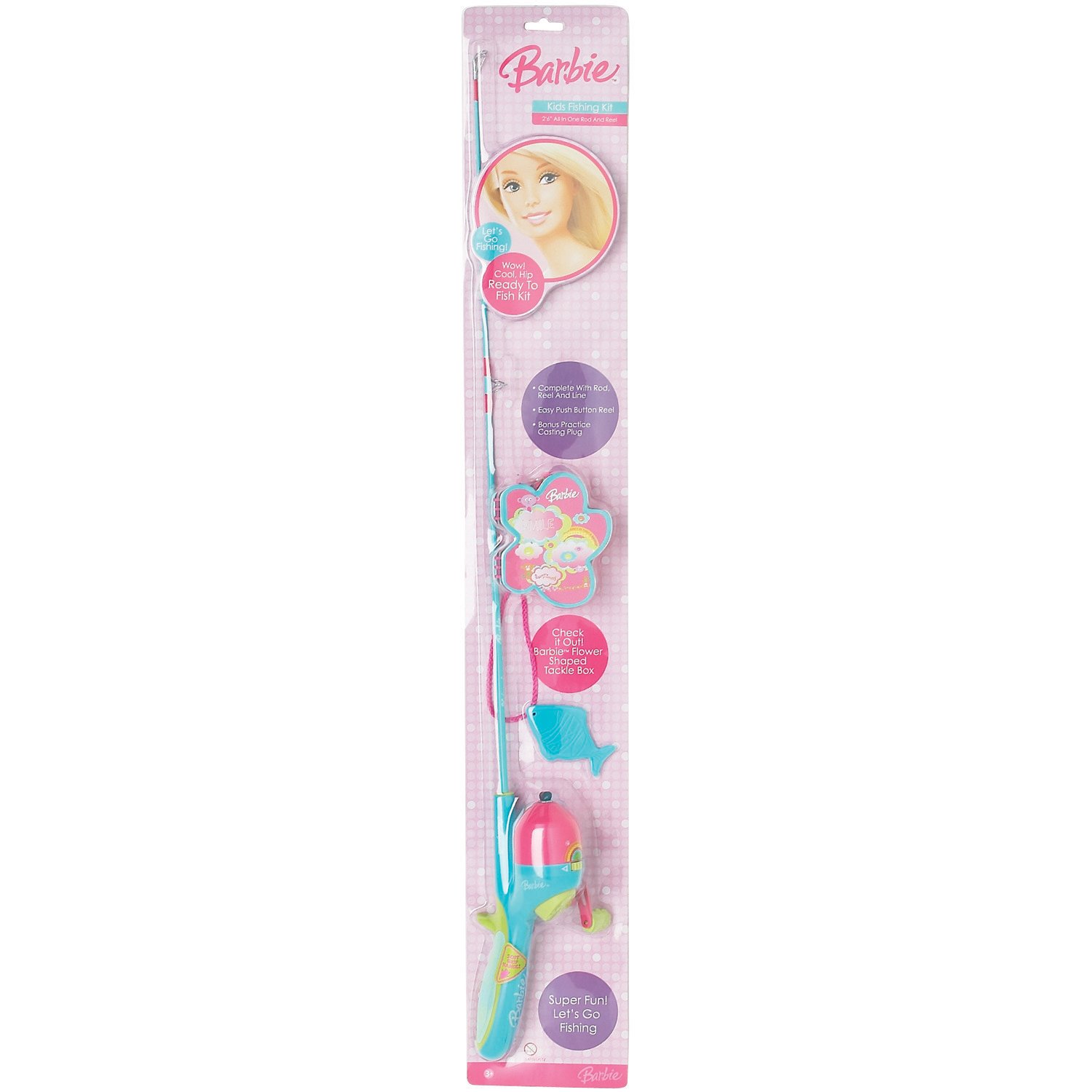 Shakespeare® Barbie Kids Spincast Combo Kit