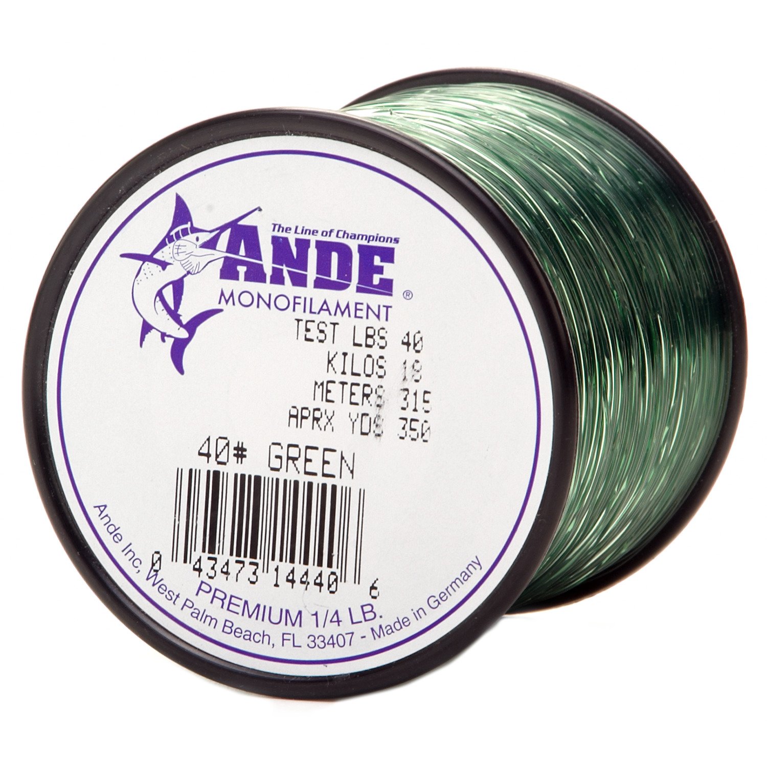 ANDE® Premium 40 lb. - 350 yards Monofilament Fishing Line