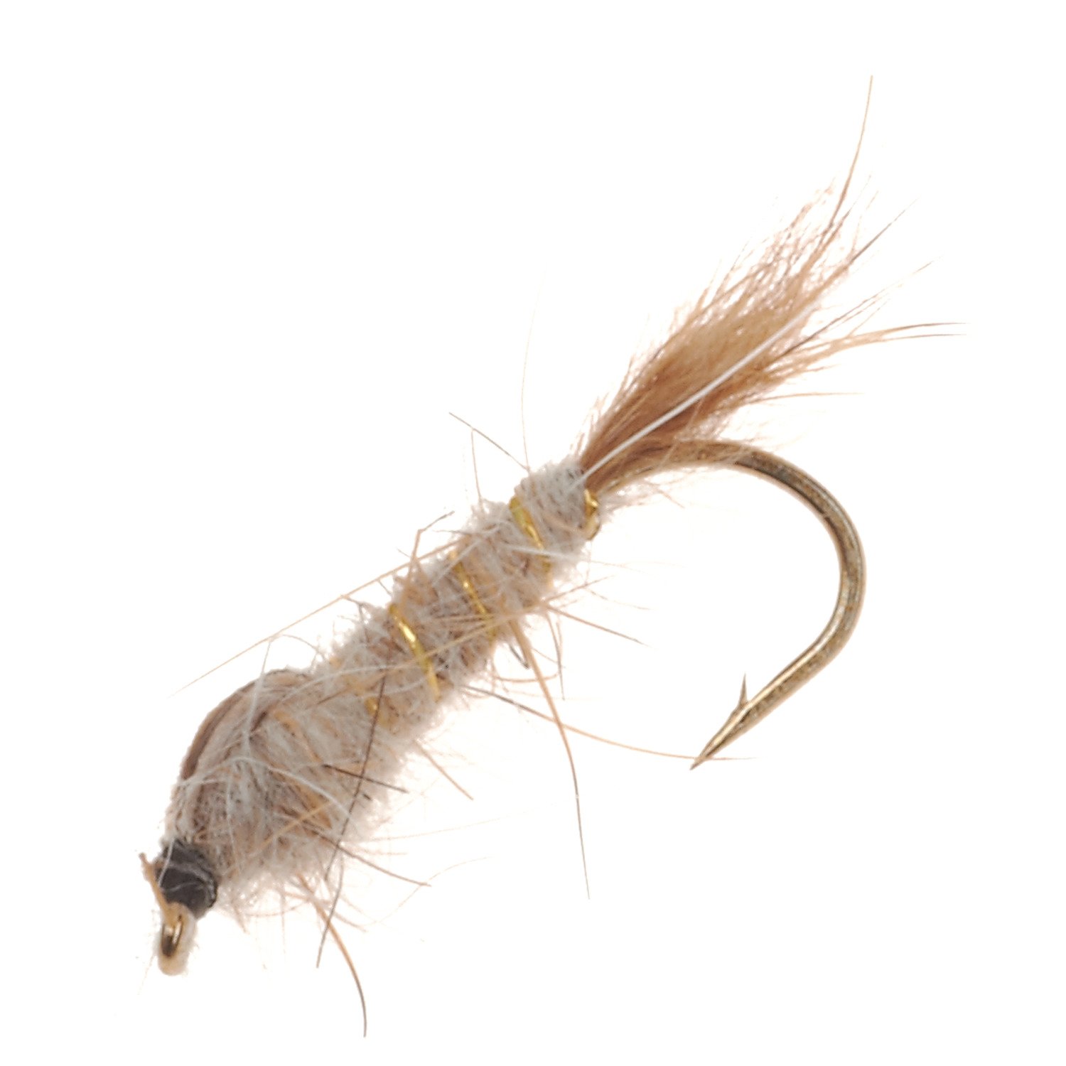 Superfly™ Gold Ribbed Hares 0.5" Flies 2-Pack