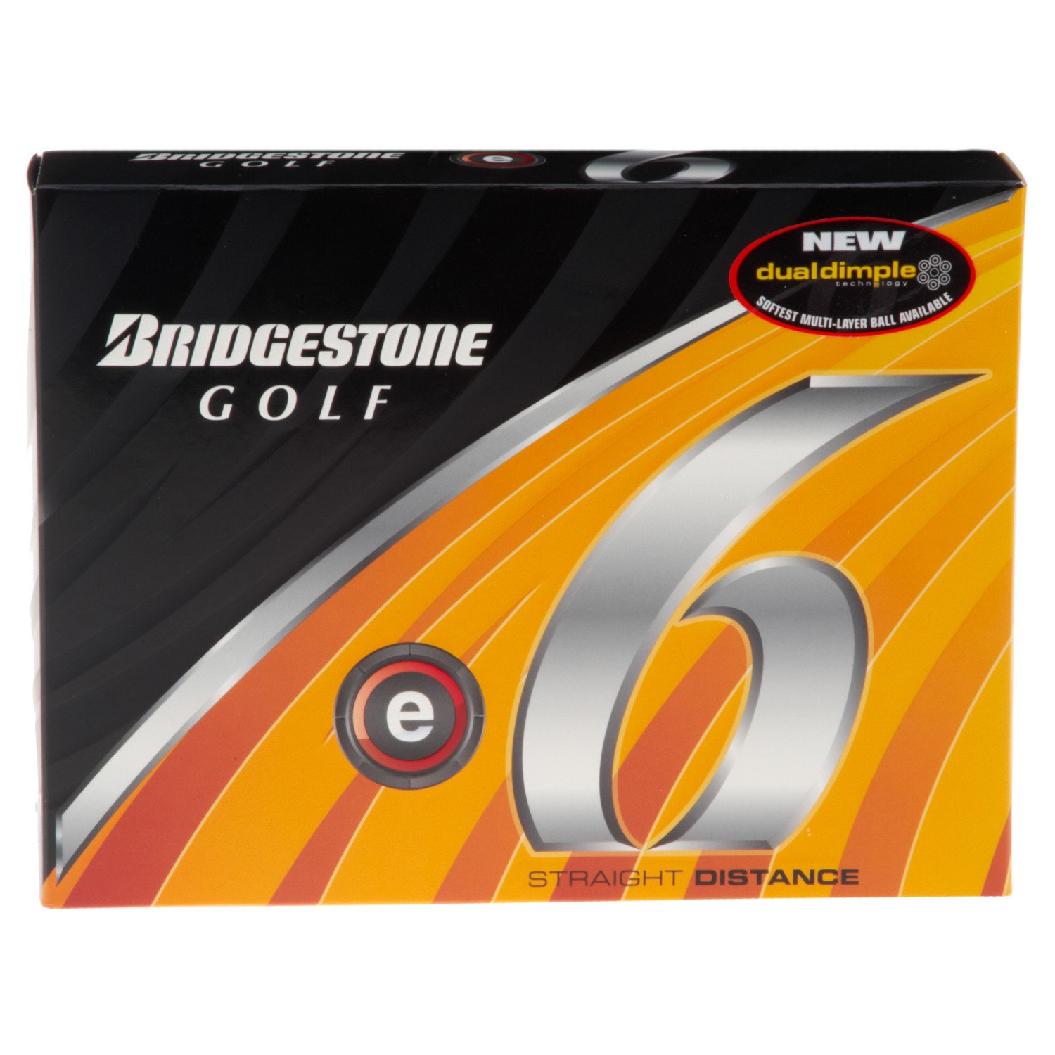 Bridgestone Golf E6 Straight Distance Golf Balls 12-Pack