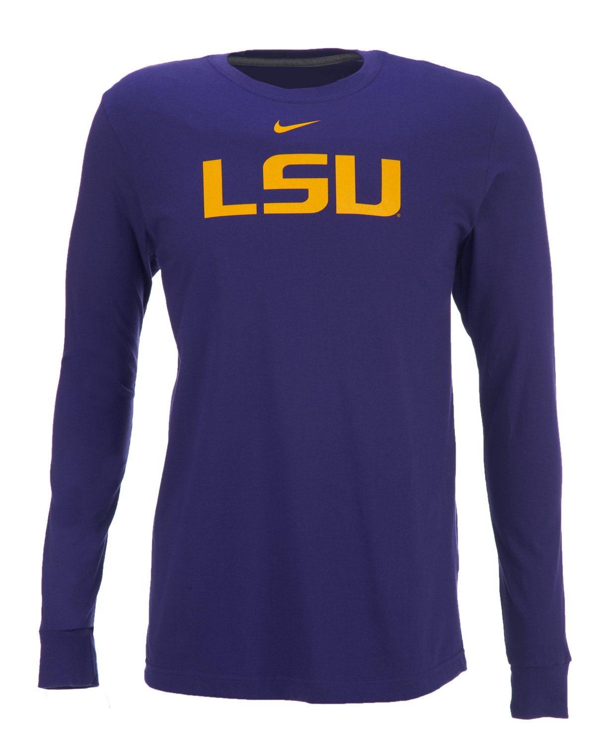 Nike Men's Louisiana State University Long Sleeve Classic Logo T-shirt