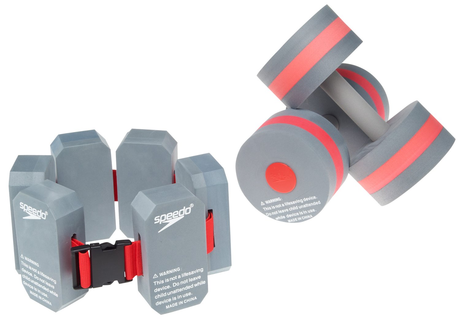 Speedo Aquatic Fitness Barbell and Belt Combo