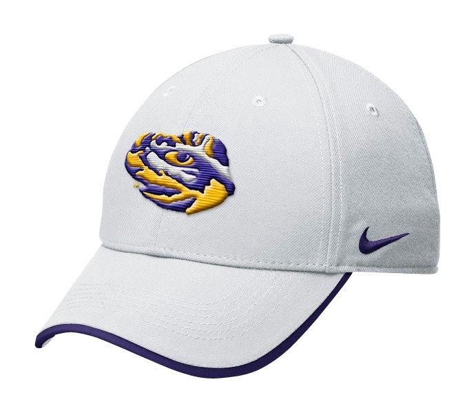 Nike Men's Louisiana State University Legacy91 Dri-FIT Coaches Adjustable Cap