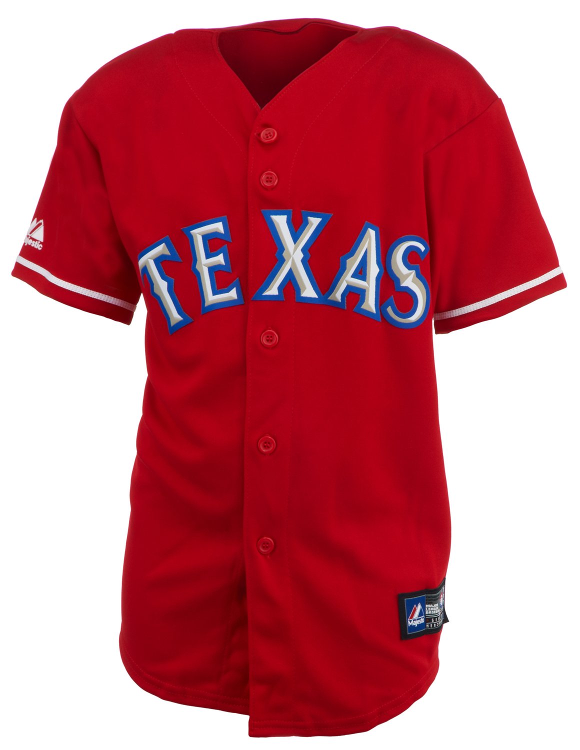 Majestic Boys' Texas Rangers Ian Kinsler Replica Jersey