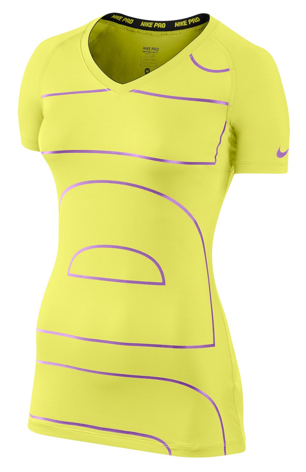 Nike Women's Pro Zip Zam Short Sleeve Top