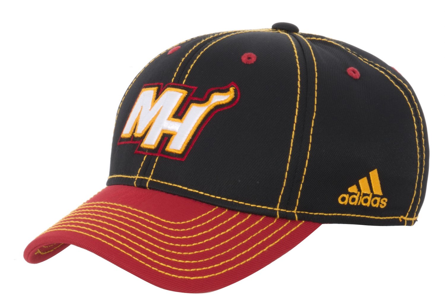 adidas Men's Miami Heat Basic Flex CLIMATE® Cap