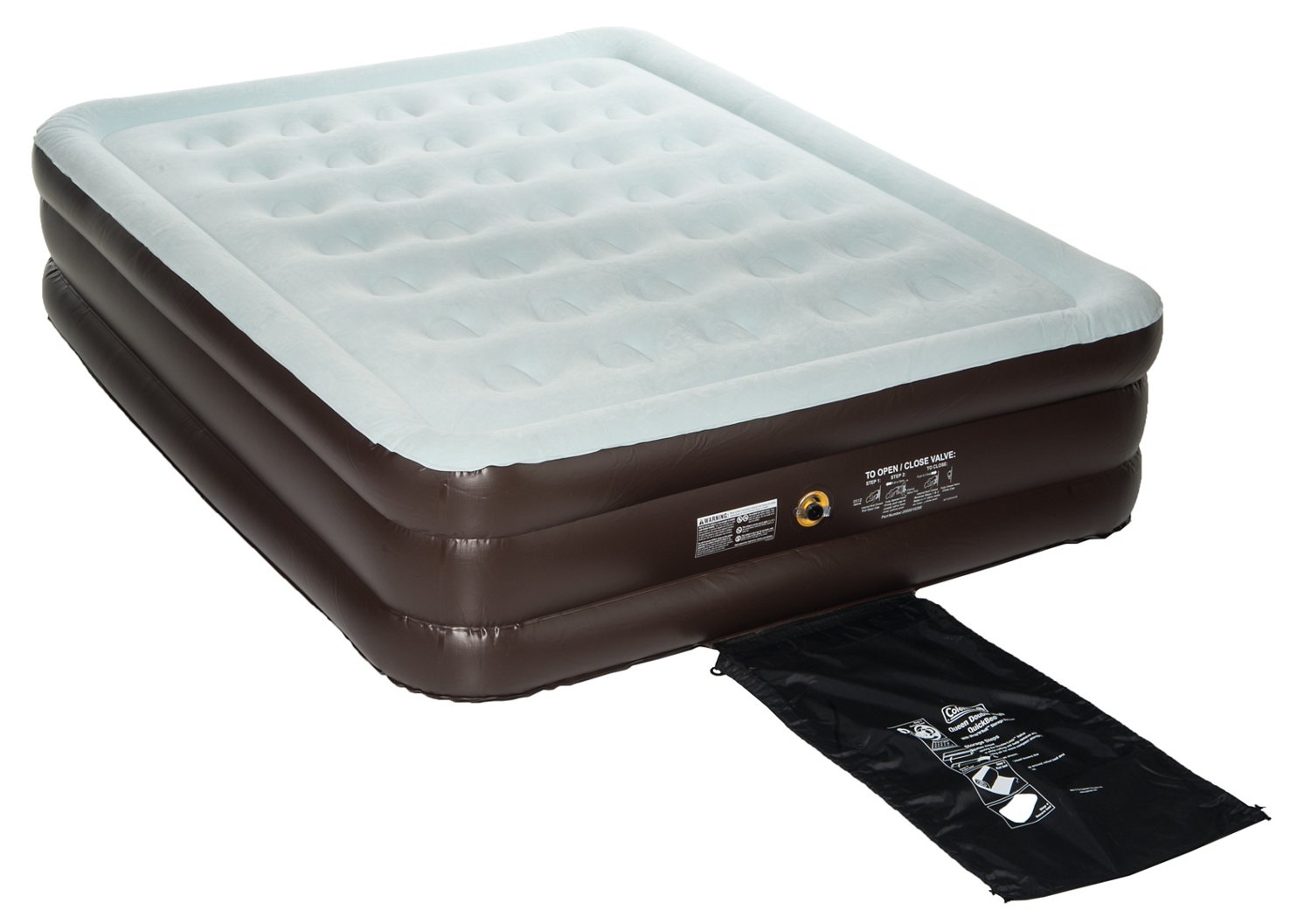 Coleman® QuickBed® Double-High Queen-Size Airbed and Electric Pump Combo