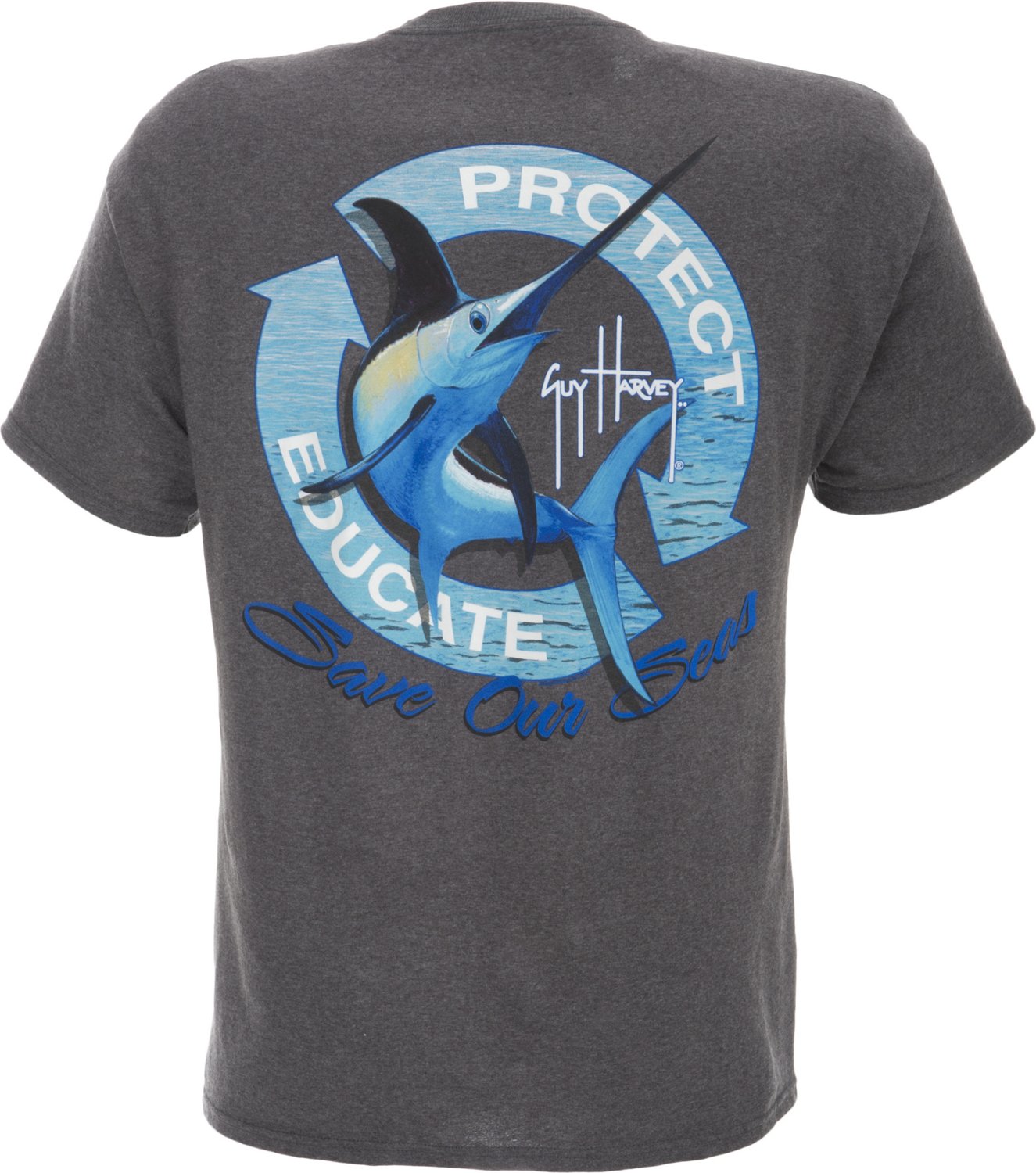 Guy Harvey Men's Protect and Educate Eco T-shirt
