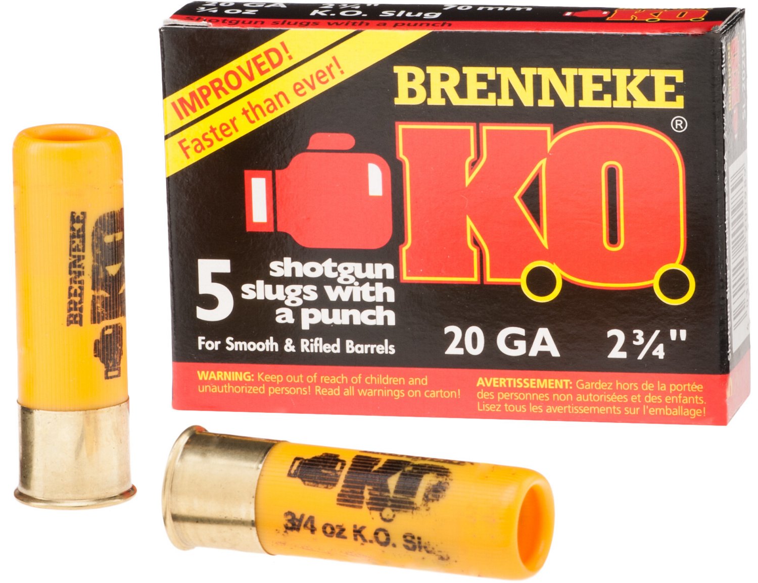 Brenneke KO 20 Gauge Shotgun Slugs