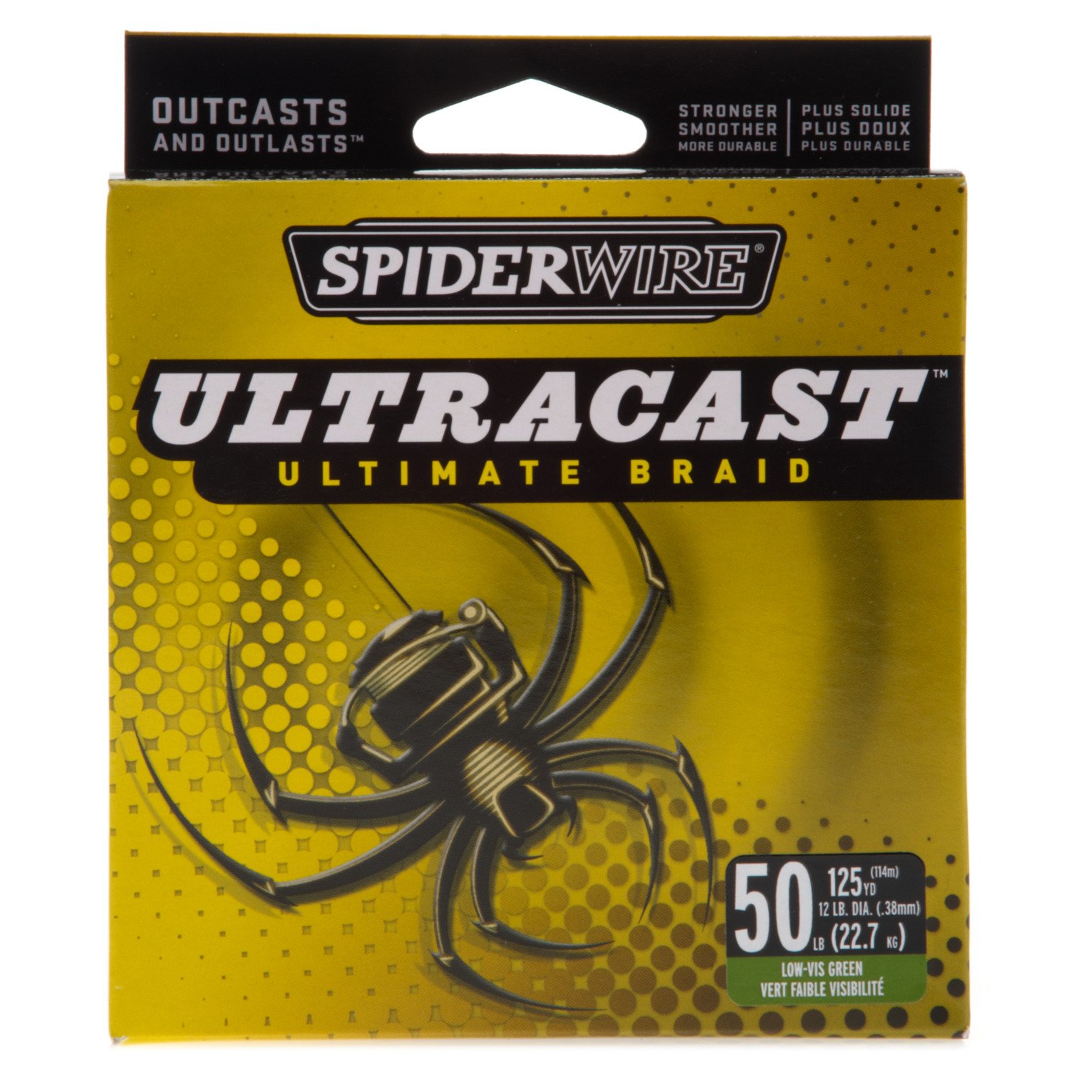 Spiderwire® Ultracast™ 50 lb. - 125 yards Braided Fishing Line