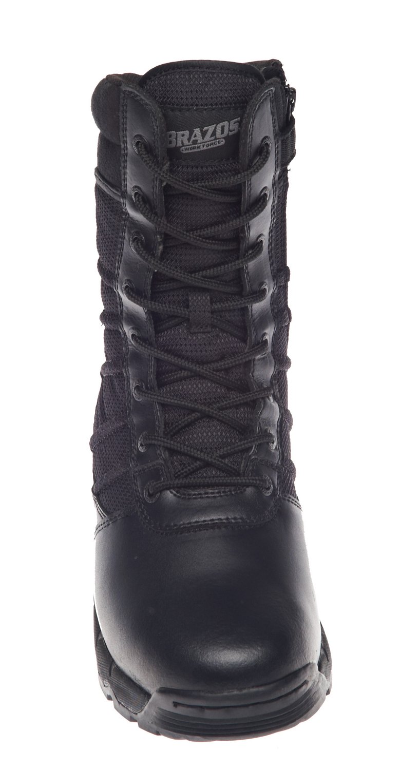 Brazos® Men's Premium 8" Side Zip Service Boots thumbnail