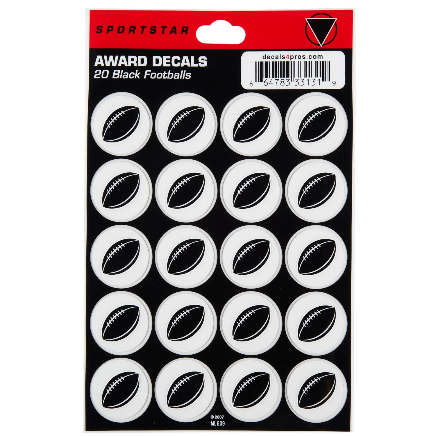 Sportstar Football Helmet Decals