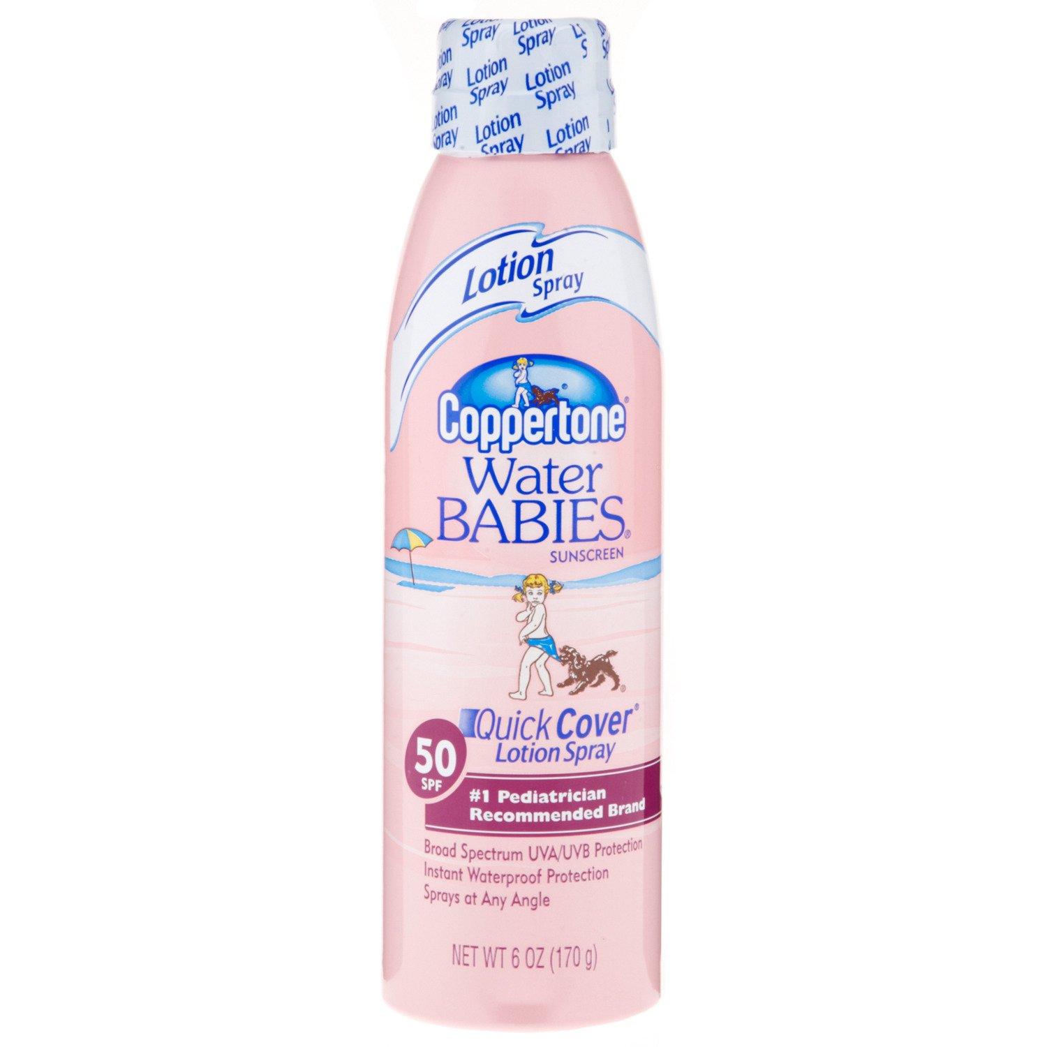 Coppertone® WaterBabies 6 oz. Quick Cover Lotion Spray SPF 50 Sunscreen
