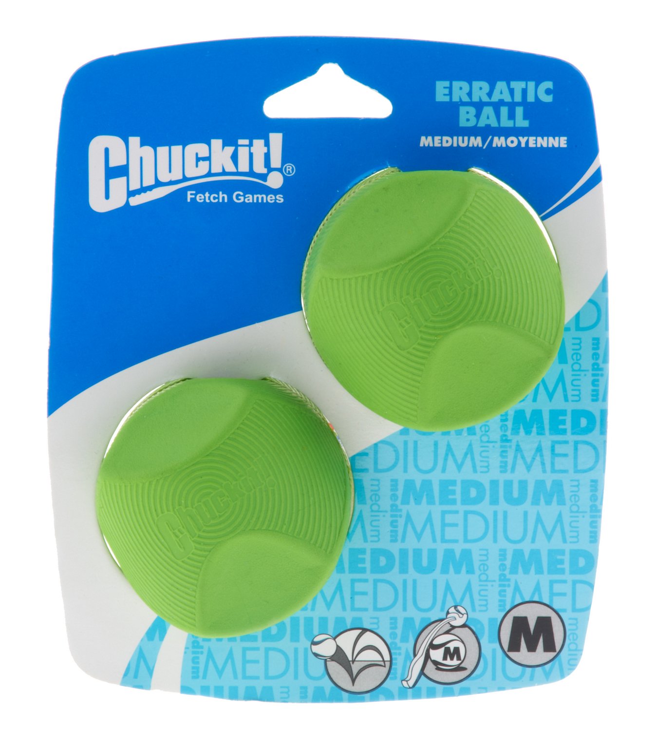Chuckit! Medium Erratic Balls 2-Pack thumbnail