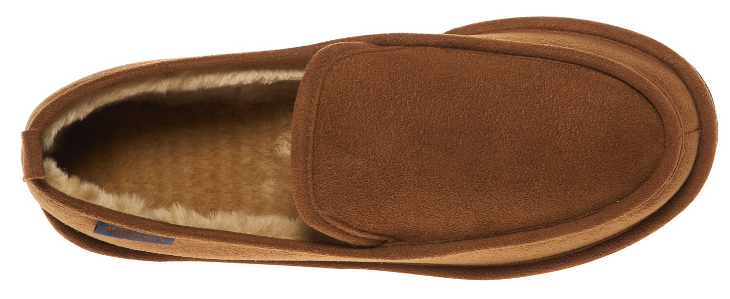 Magellan Outdoors Men's Suede Slip-On Slippers thumbnail