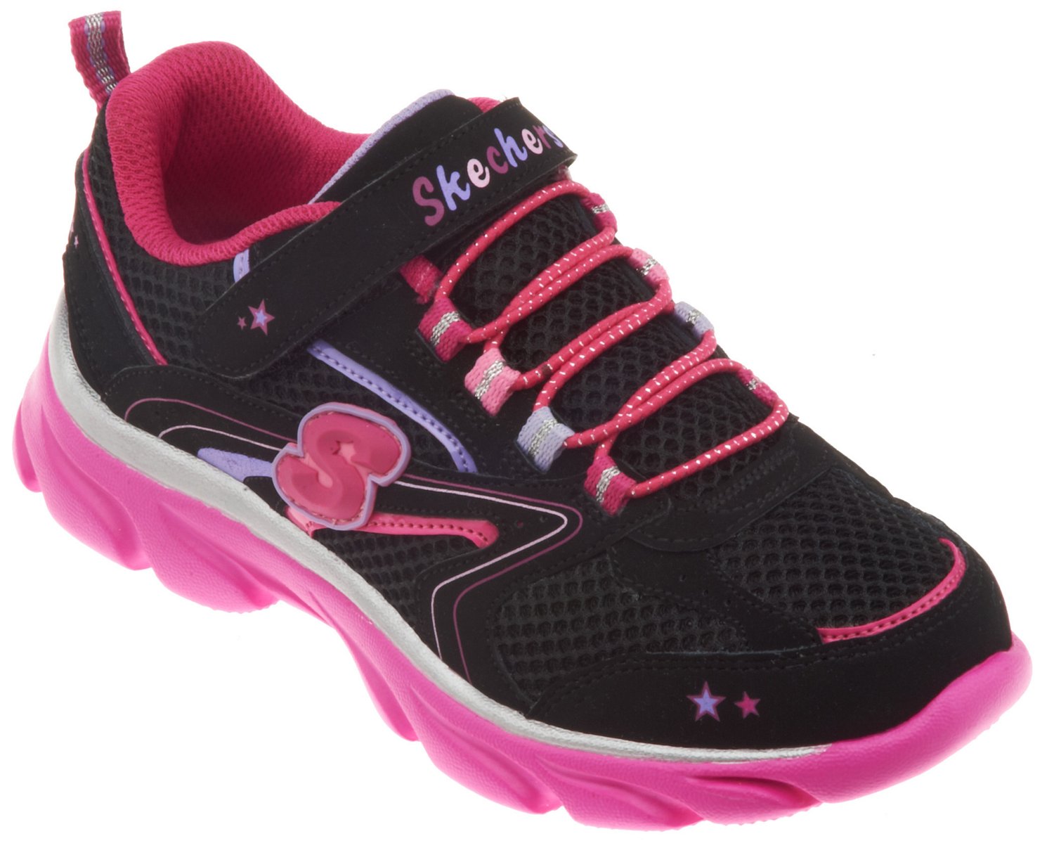 SKECHERS Girls' Lite Waves Skybeam Athletic Lifestyle Shoes thumbnail