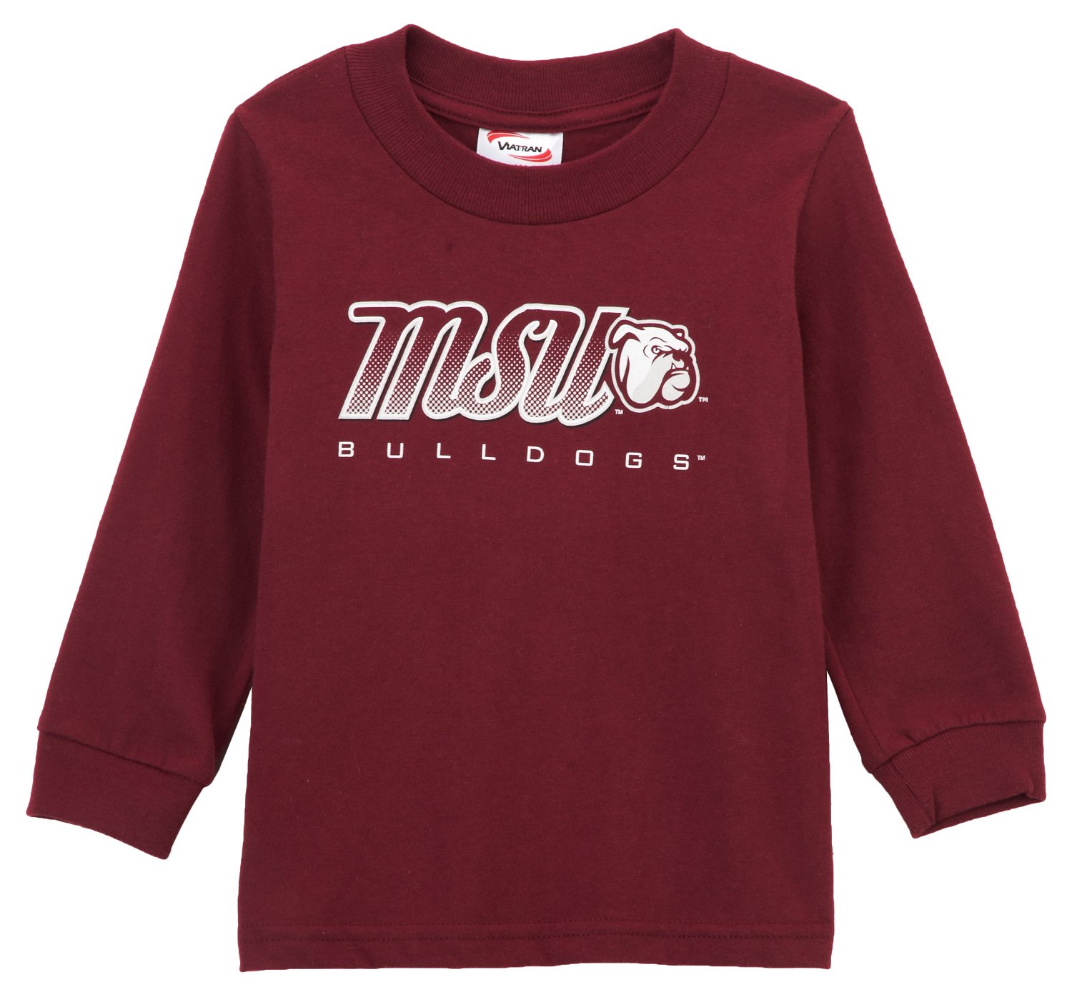 Viatran Toddlers' Dotty Mississippi State University Long Sleeve T-shirt thumbnail