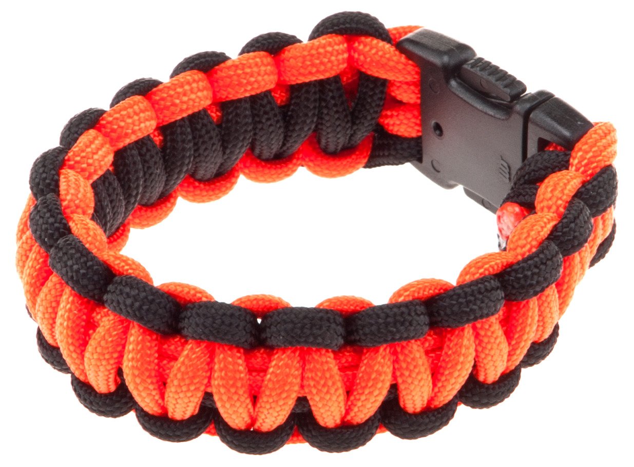 Bison Designs Paracord Side-Release Cobra Small Survival Bracelet