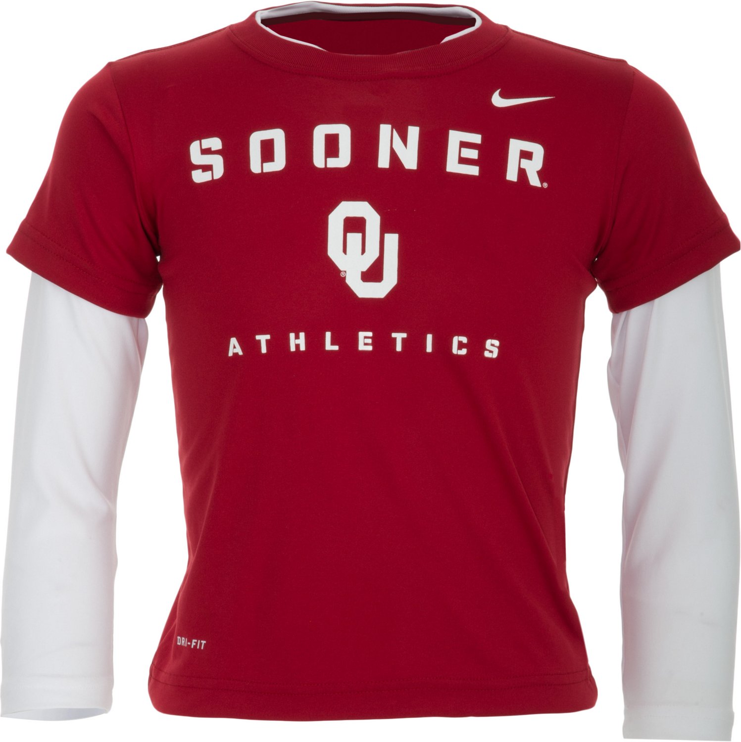 Nike Boys' University of Oklahoma 2-fer Dri-FIT T-shirt