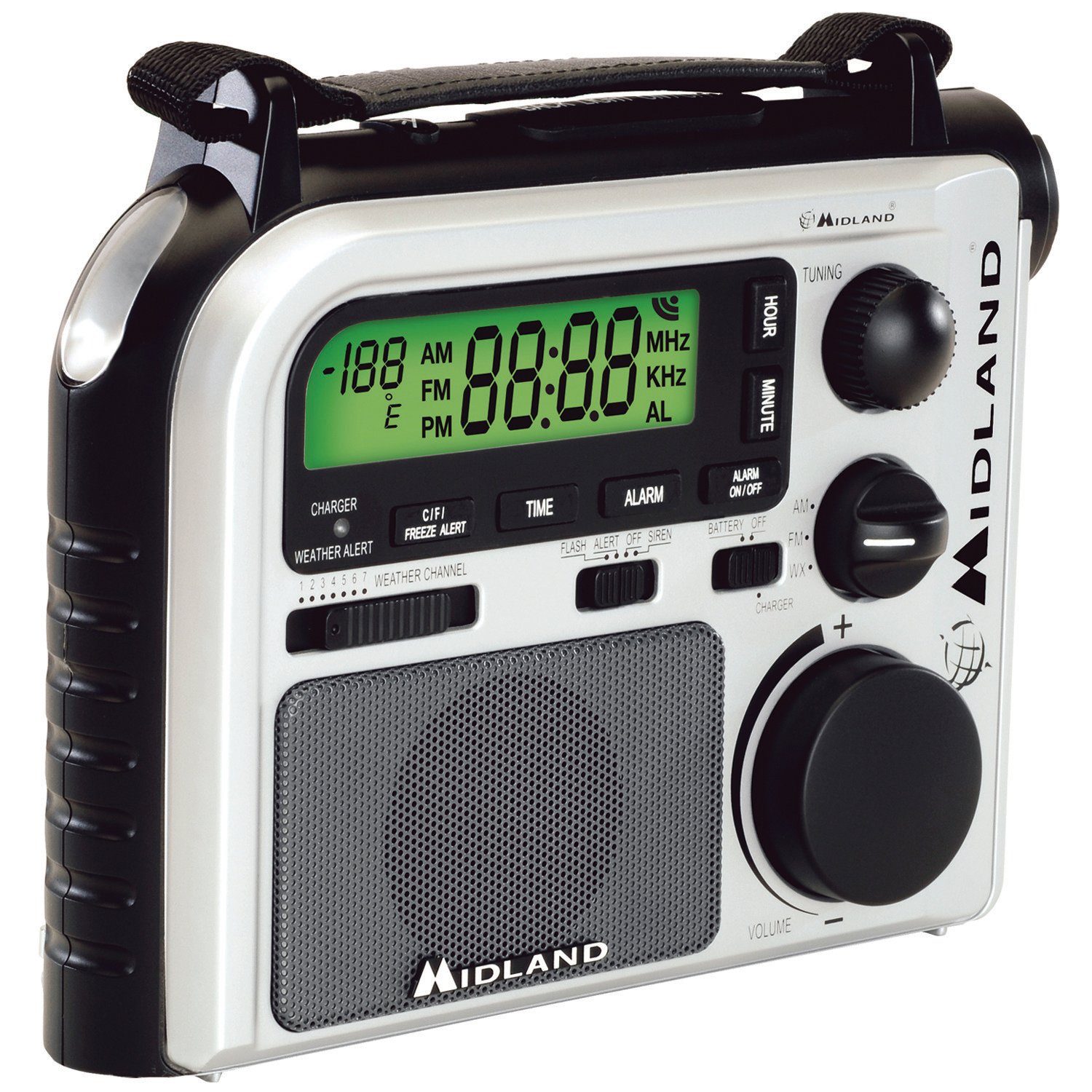 Midland Emergency Crank Weather Alert Radio