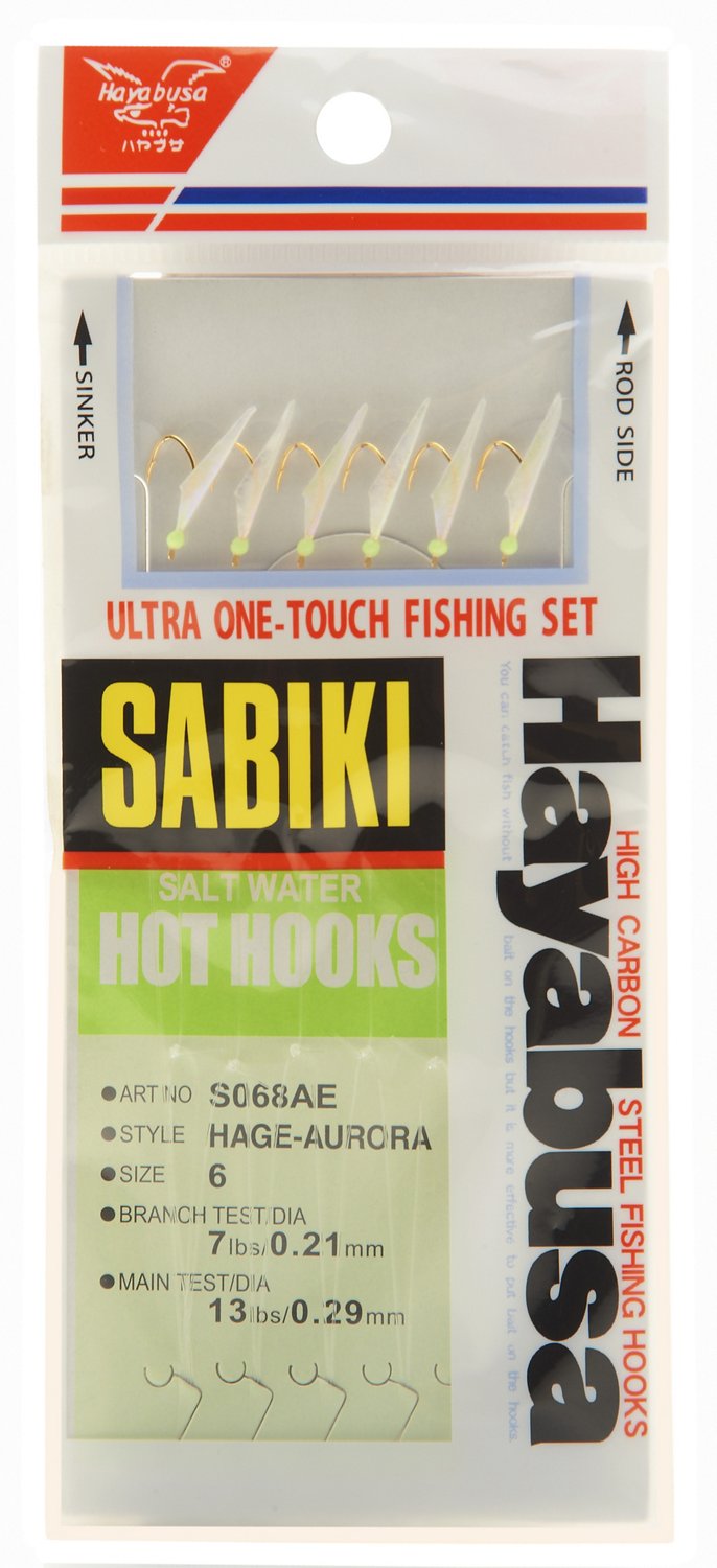 Hayabusa Sabiki Rigs #6, 6-Pack