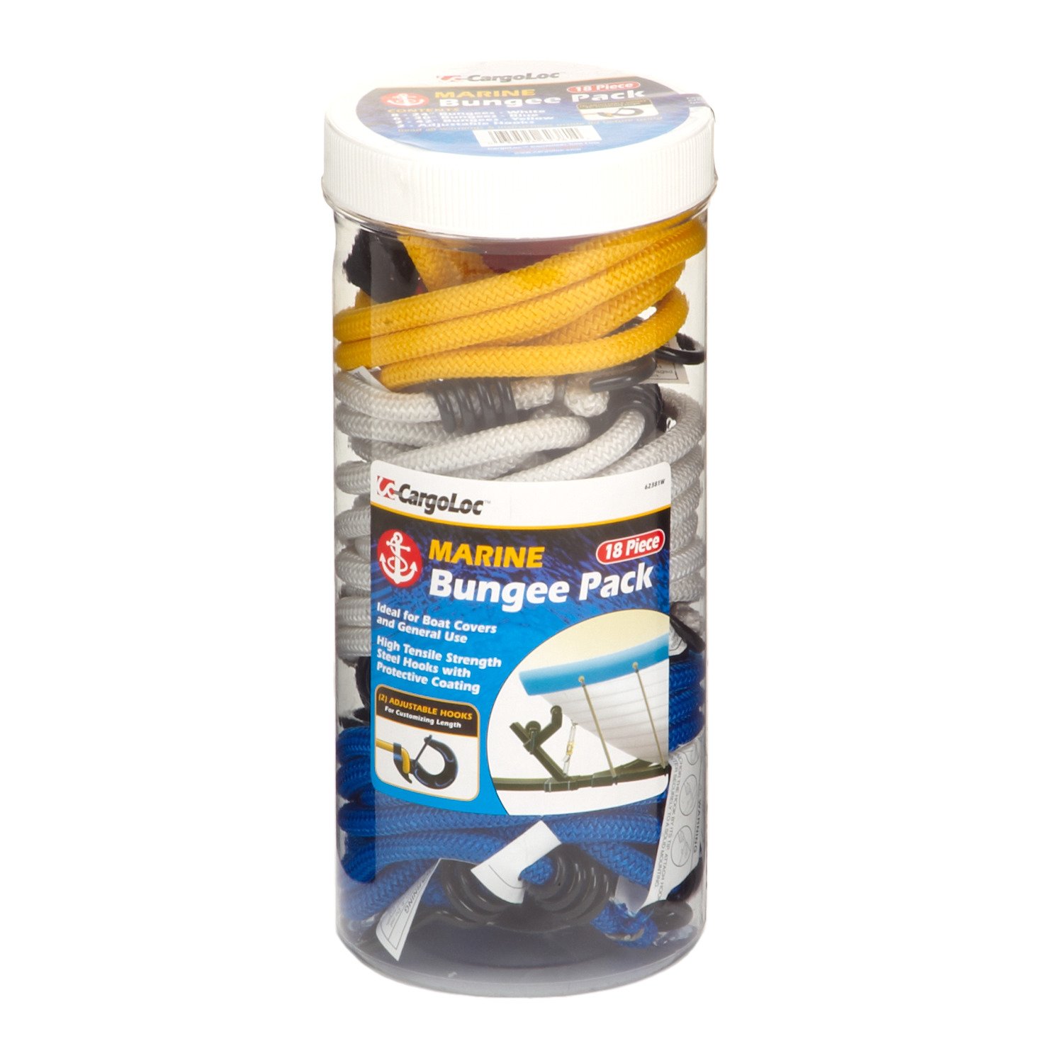 CargoLoc Marine 18-Piece Bungee Pack