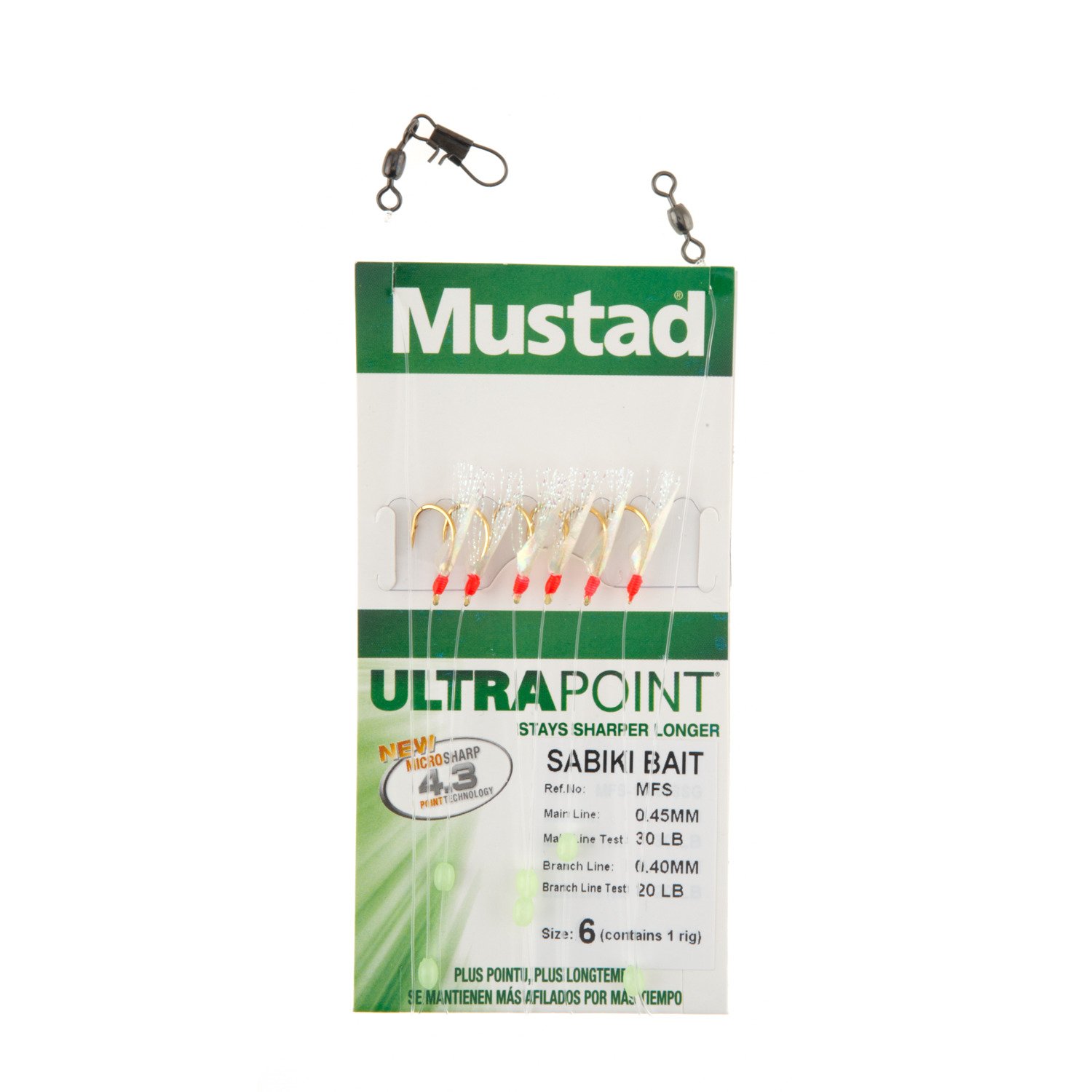 Mustad Ultra Point Flash-n-Skin Sabiki Rig