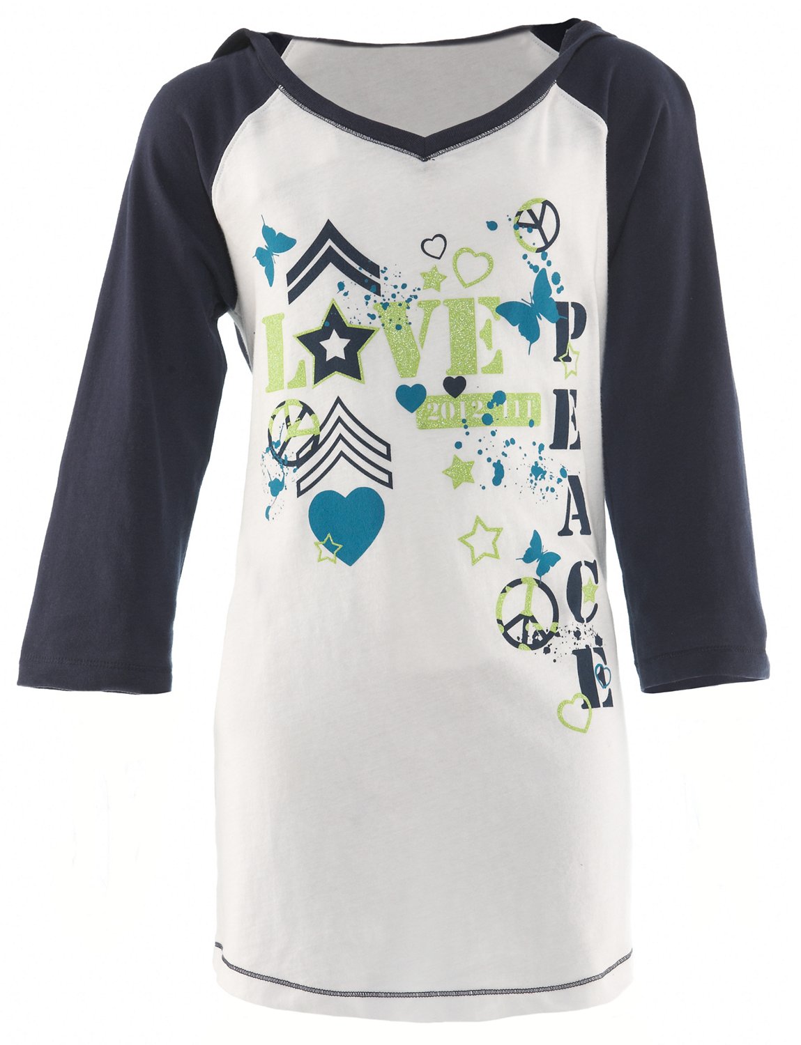 BCG Girls' Raglan Top