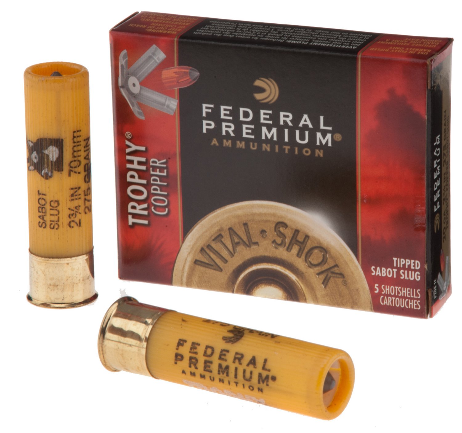 Federal Premium® Vital-Shock® Trophy Copper 20 Gauge Sabot Slugs