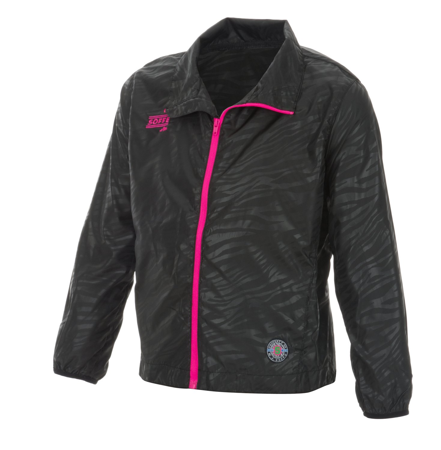 Soffe Girls' Zebra Wind Jacket thumbnail