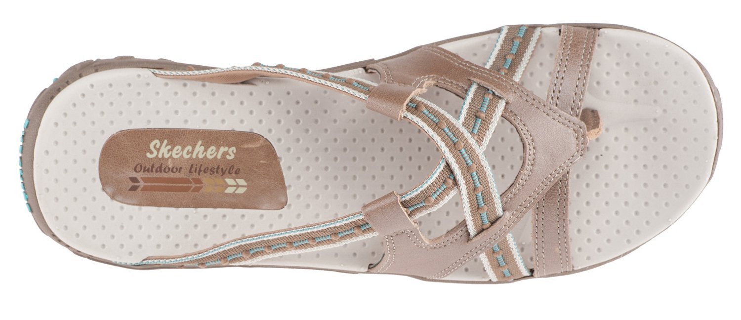 SKECHERS Women's Reggae Soundstage Thong Slide Sandals thumbnail