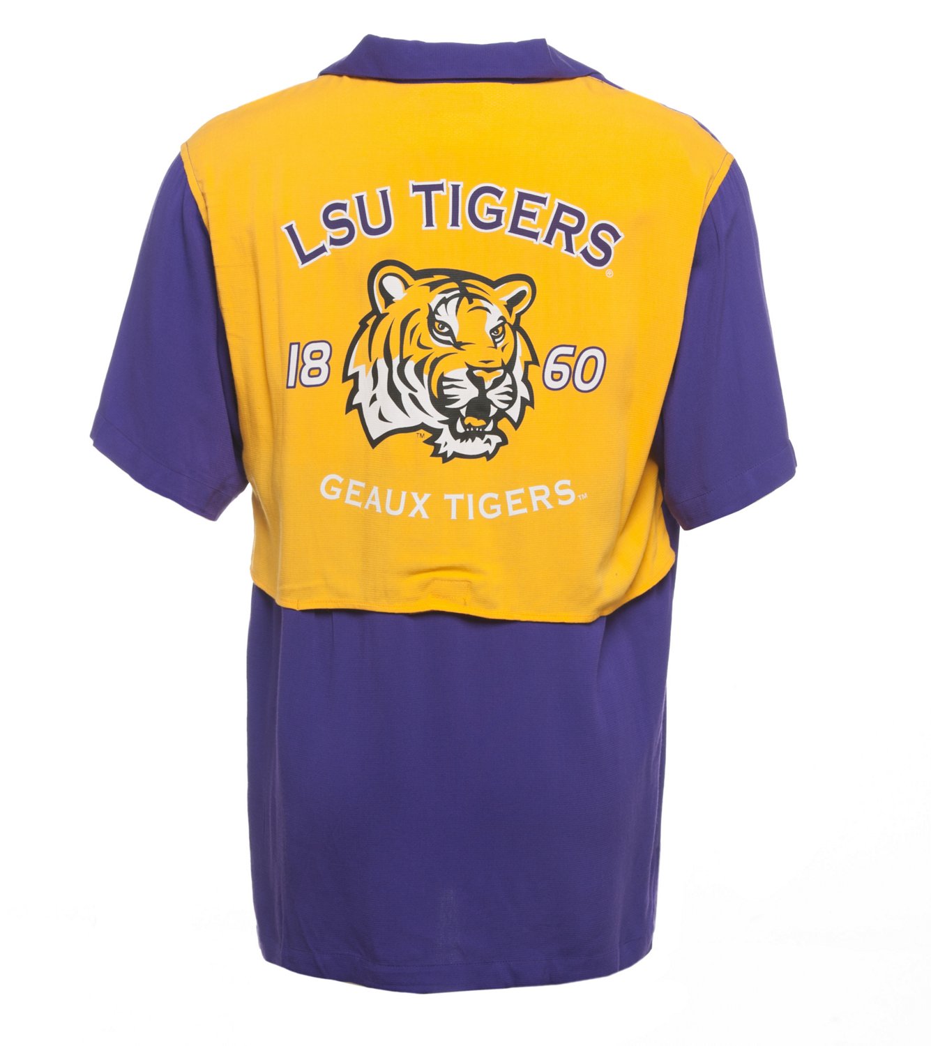 Colosseum Athletics Men's Louisiana State University Loud & Proud Camp Shirt