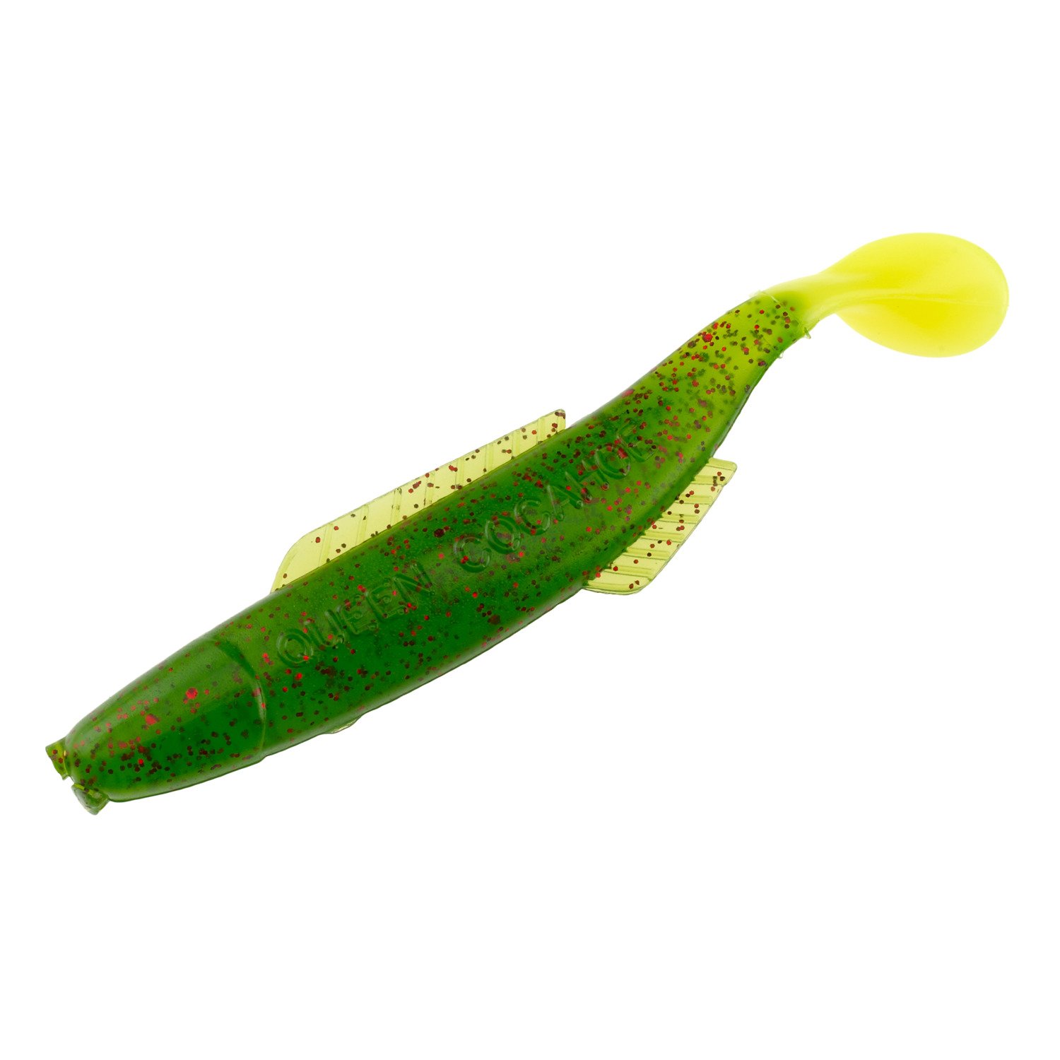 Avocado/Red Glitter/Chart Tail