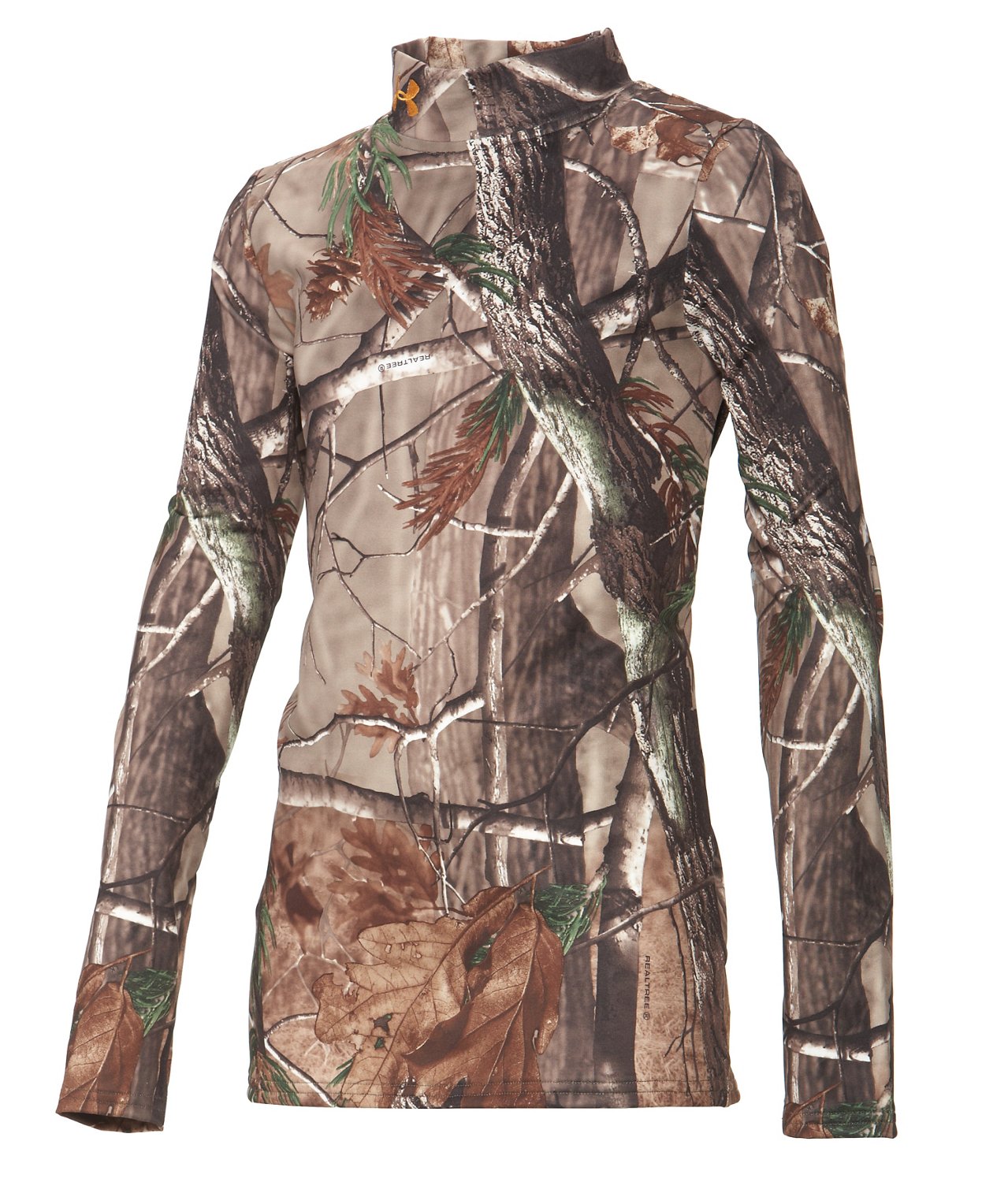 Under Armour® Boys' Camo Evo ColdGear® Mock Turtleneck thumbnail