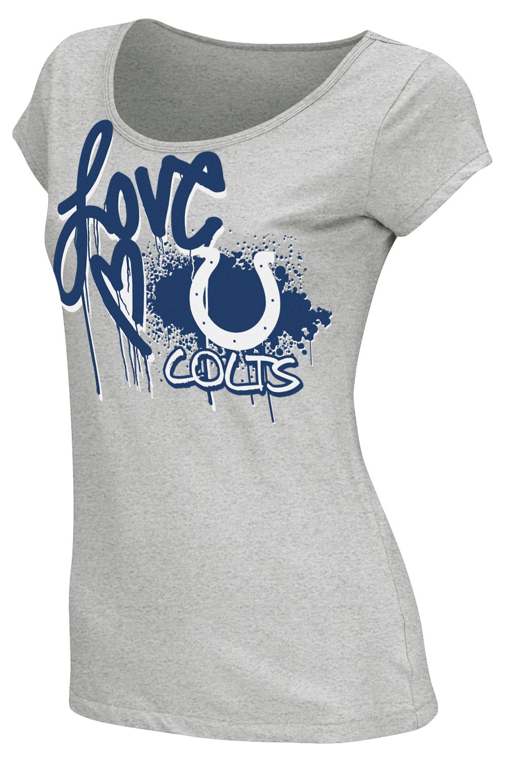 Reebok Women's Indianapolis Colts Painted Love Burnout T-shirt