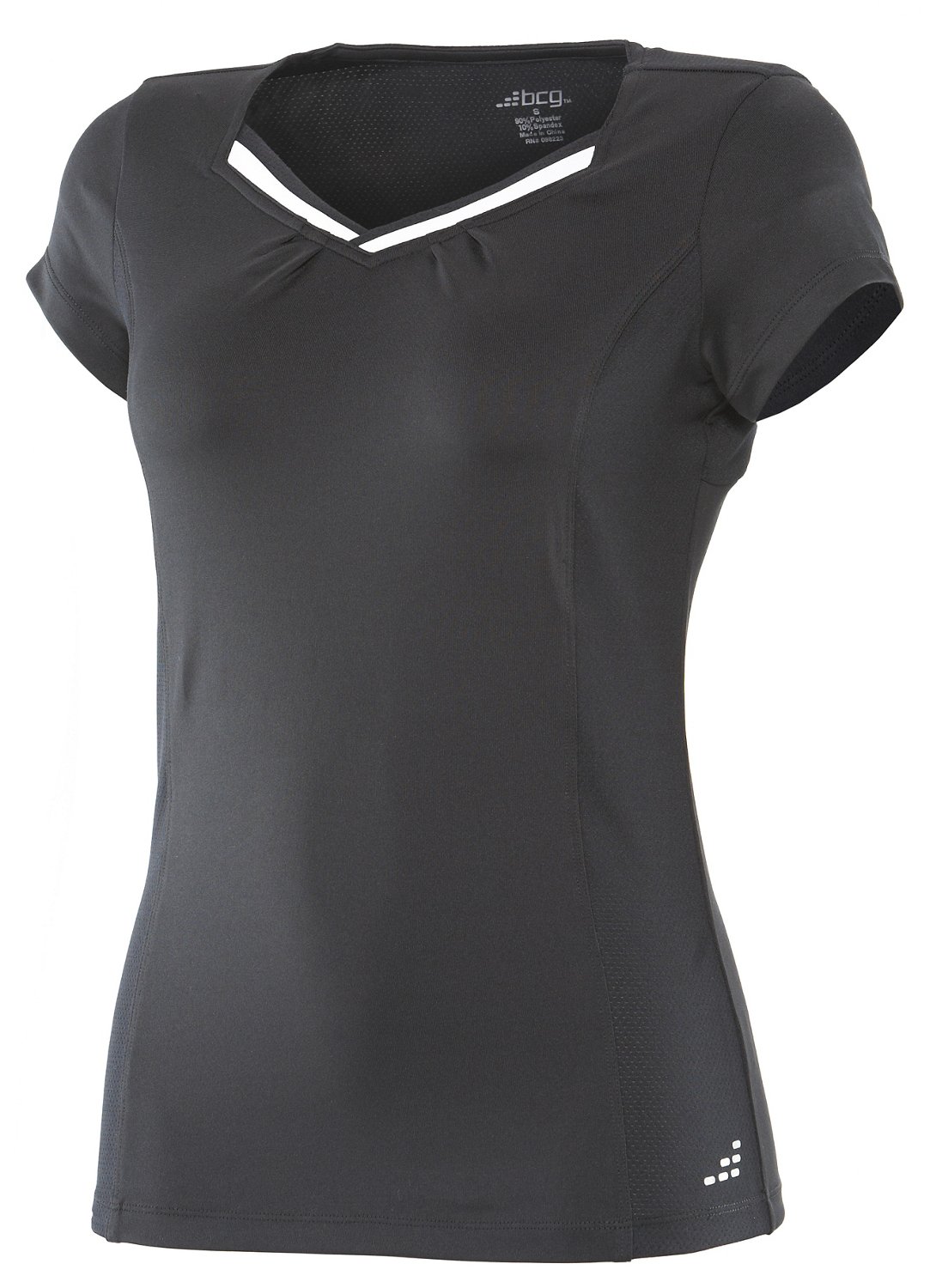 BCG Women's V-neck Tennis Top